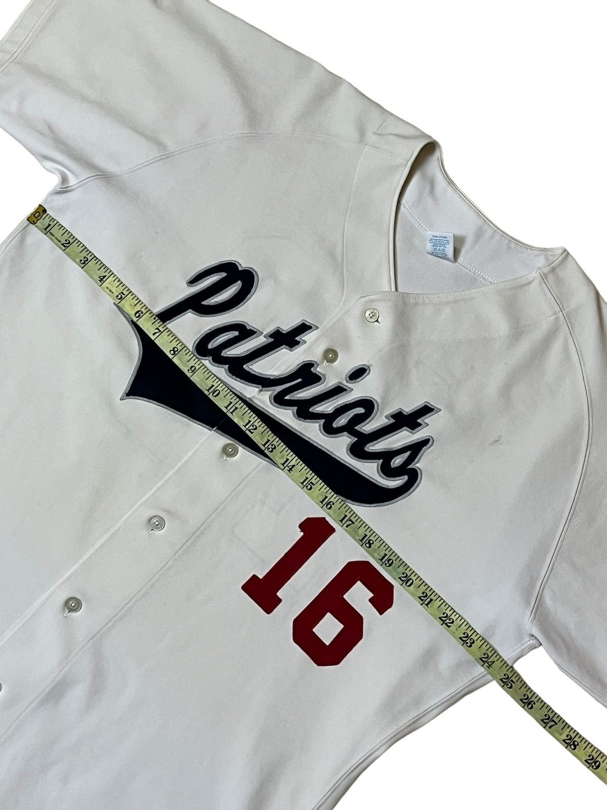 Russell Athletic VINTAGE NEW ENGLAND PATRIOTS #16 by RUSSELL NFL JERSEY Size US XL / EU 56 / 4 - 9 Thumbnail
