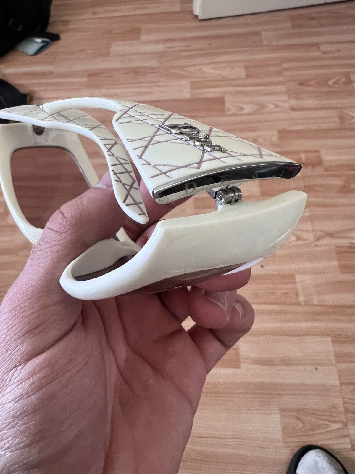 Christian Dior Monsieur CHRISTIAN DIOR Vintage 2000 Sonnenbrille DIOR Cannage 2 Size ONE SIZE - 8 Thumbnail