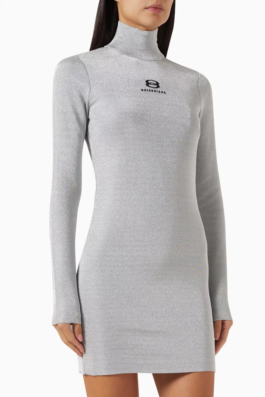 o1mt1gz1024 Unity Sports Icon Mini Dress in Grey