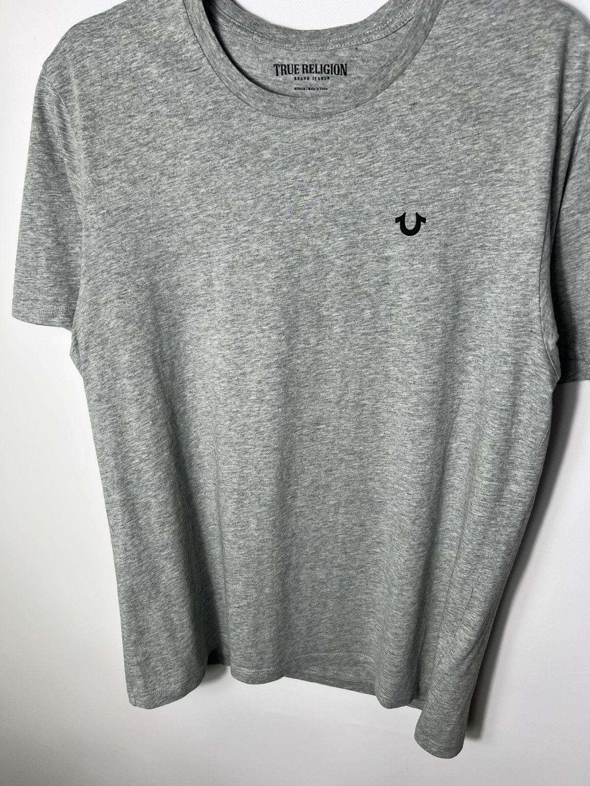 True Religion True Religion Logo TR Men Grey Cotton Short Sleeve Tee Shirt Size US M / EU 48-50 / 2 - 3 Thumbnail