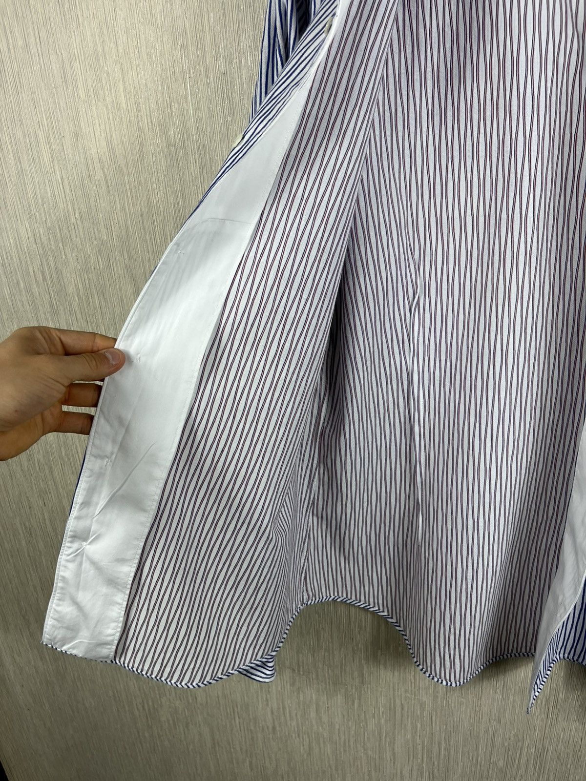 SHIPS SHIPS striped classic japanese shirt Japan waves Size US L / EU 52-54 / 3 - 14 Thumbnail