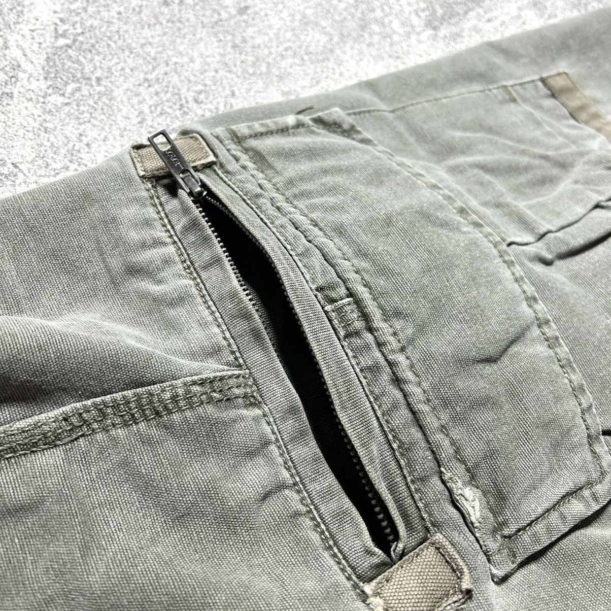 Levi's 90s Levis Multipocket Cargo Canvas Olive Green Size US 34 / EU 50 - 13 Thumbnail