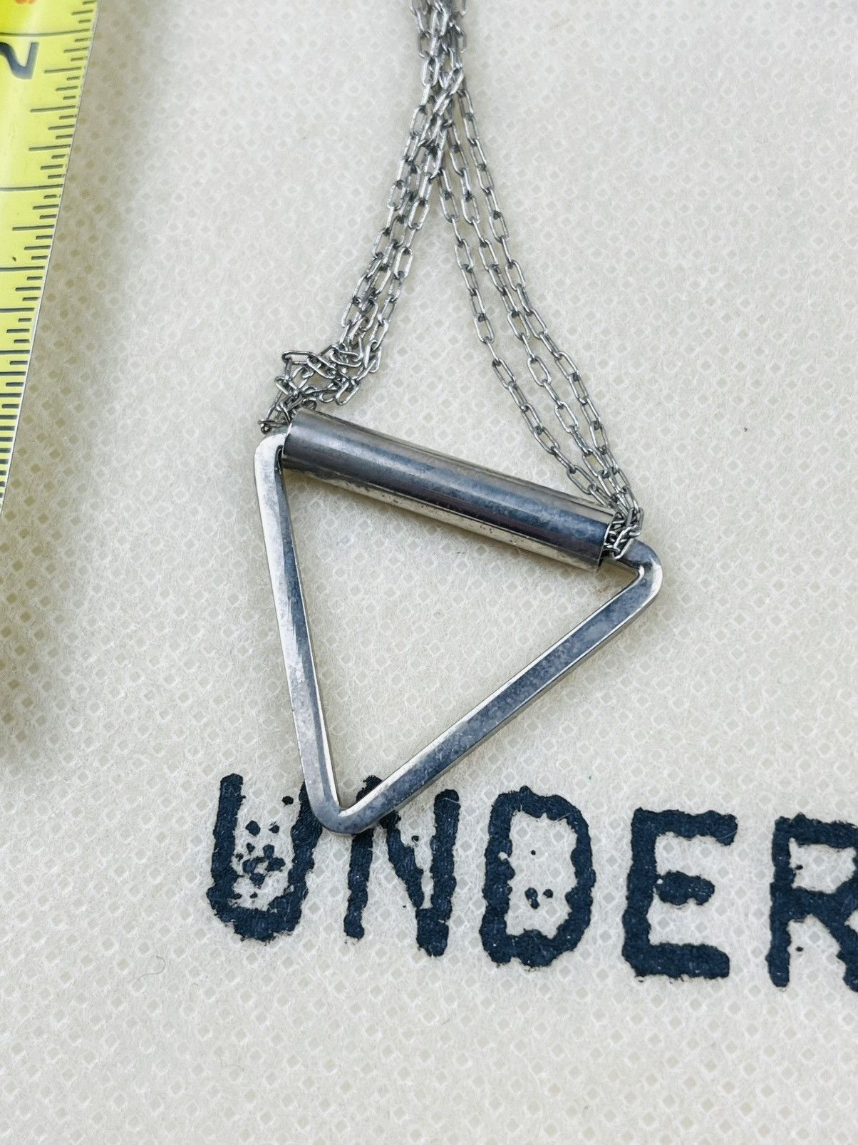 Undercover Undercover Triple Chain Silver Triangle Necklace Size ONE SIZE - 5 Thumbnail