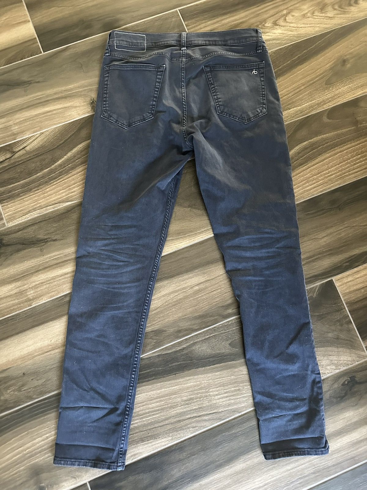Rag & Bone × Vintage Rag & Bone Fit 2 Slim-Fit Stretch-Denim Navy jeans Size US 32 / EU 48 - 2 Thumbnail