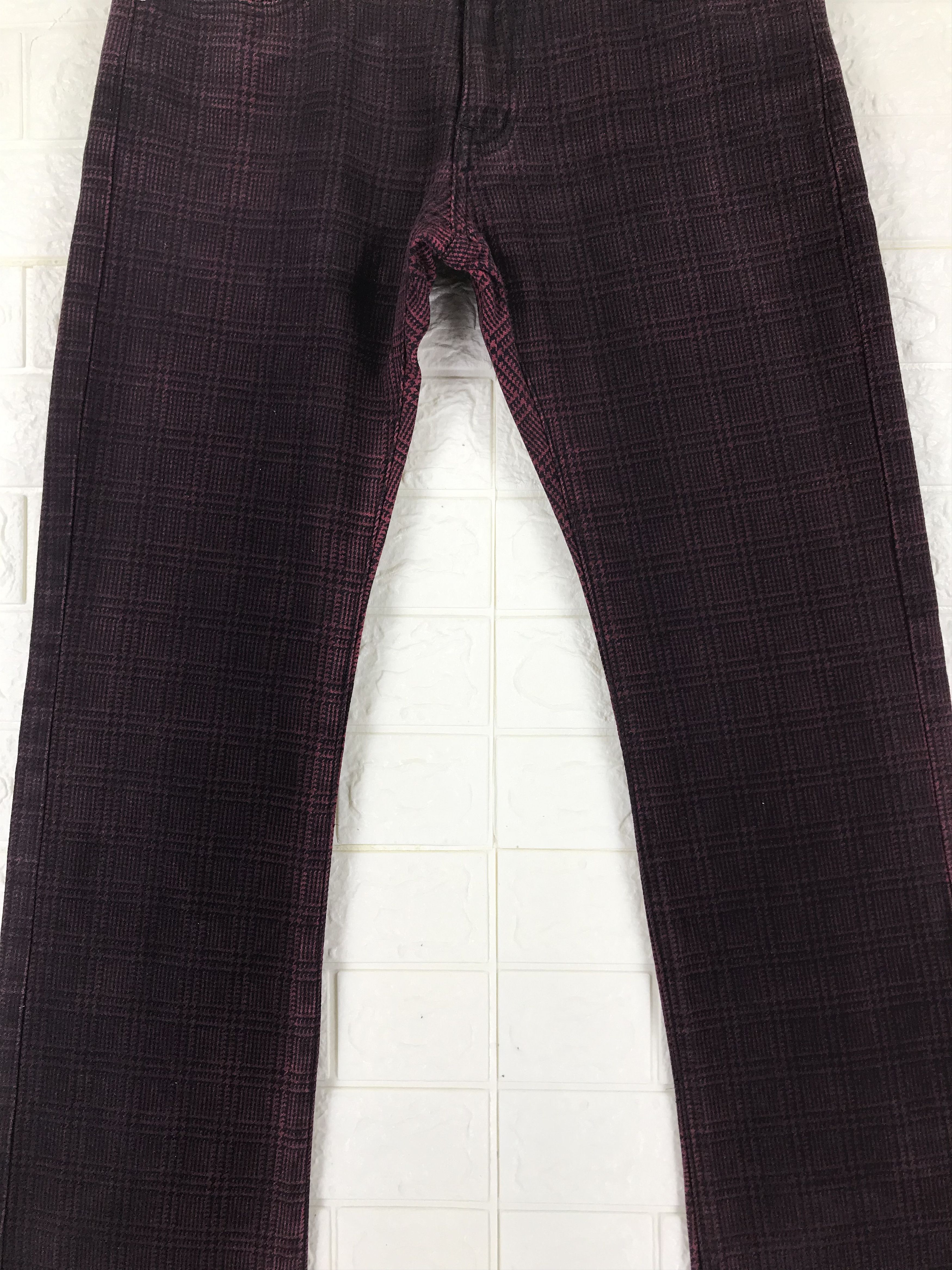 semanticdesign Vintage Semantic Design Plaid Flare Jeans Bell Bottom Denim Size US 32 / EU 48 - 3 Thumbnail