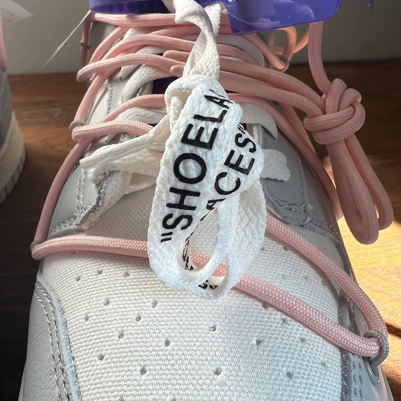 Nike × Off-White Nike Dunk Low Off-White Lot 24 Size US 12 / EU 45 - 11 Thumbnail