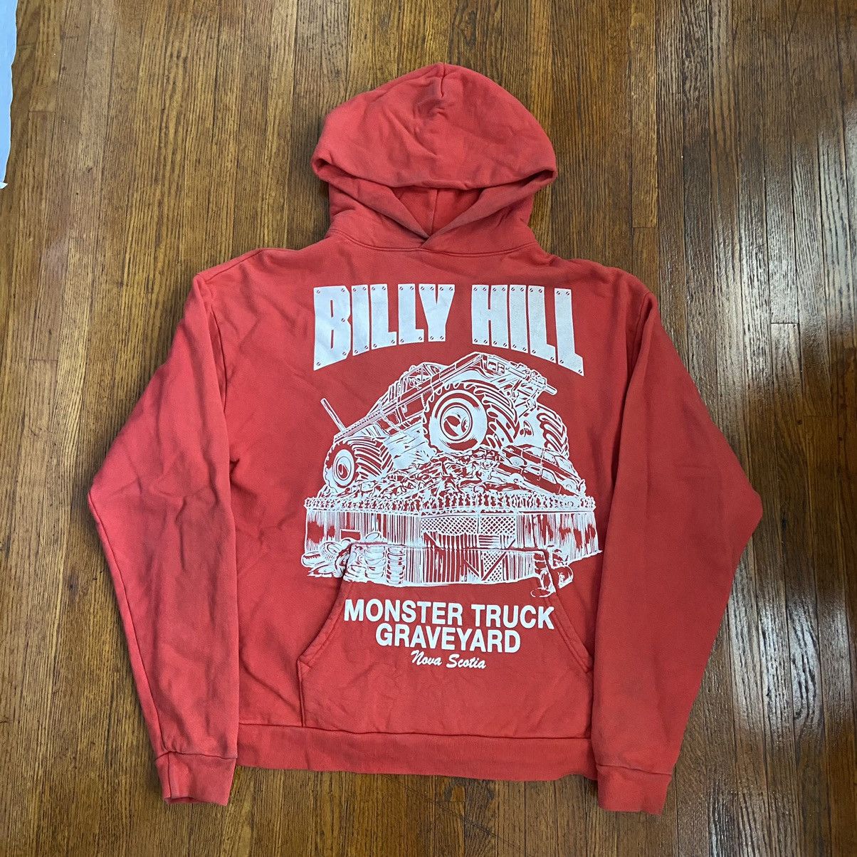 image of Billy Hill OG Collection 3 Hoodie in Red, Men's (Size XL)