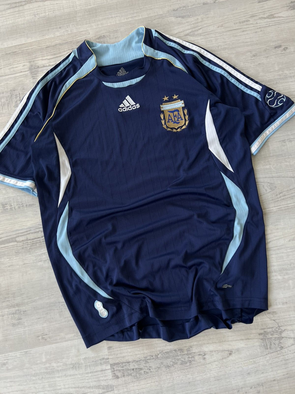 Vintage Vintage Adidas Argentina 🇦🇷 National Soccer Futbol Jersey Kit Size US L / EU 52-54 / 3 - 1 Thumbnail