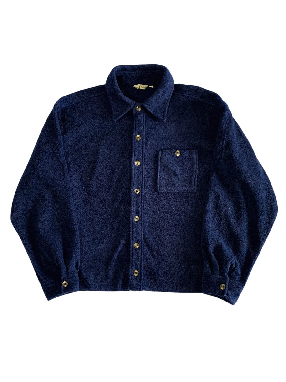 Japanese Brand Eddie bauer's inspration fleece button up shirt cropped Size US L / EU 52-54 / 3 - 1 Thumbnail