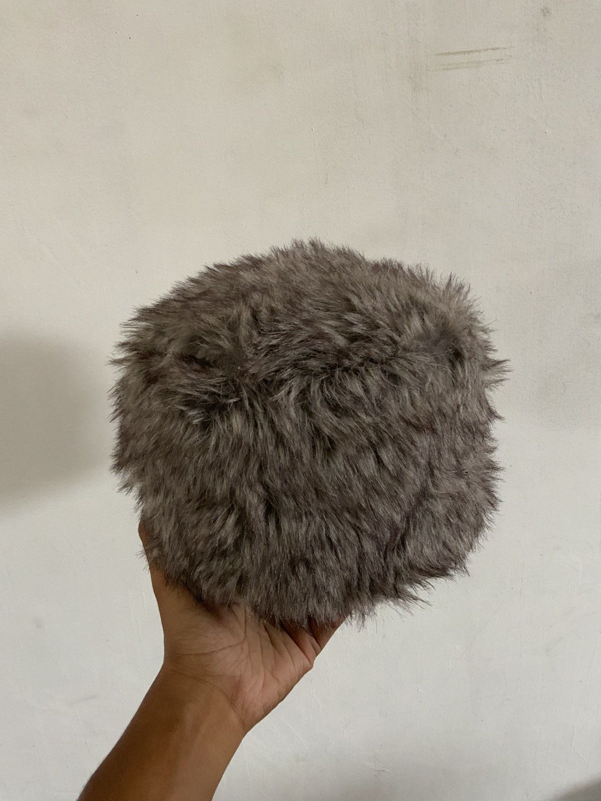 Japanese Brand Mohair Faux Fur Winter Session Bucket Hat Cap Size ONE SIZE - 5 Thumbnail
