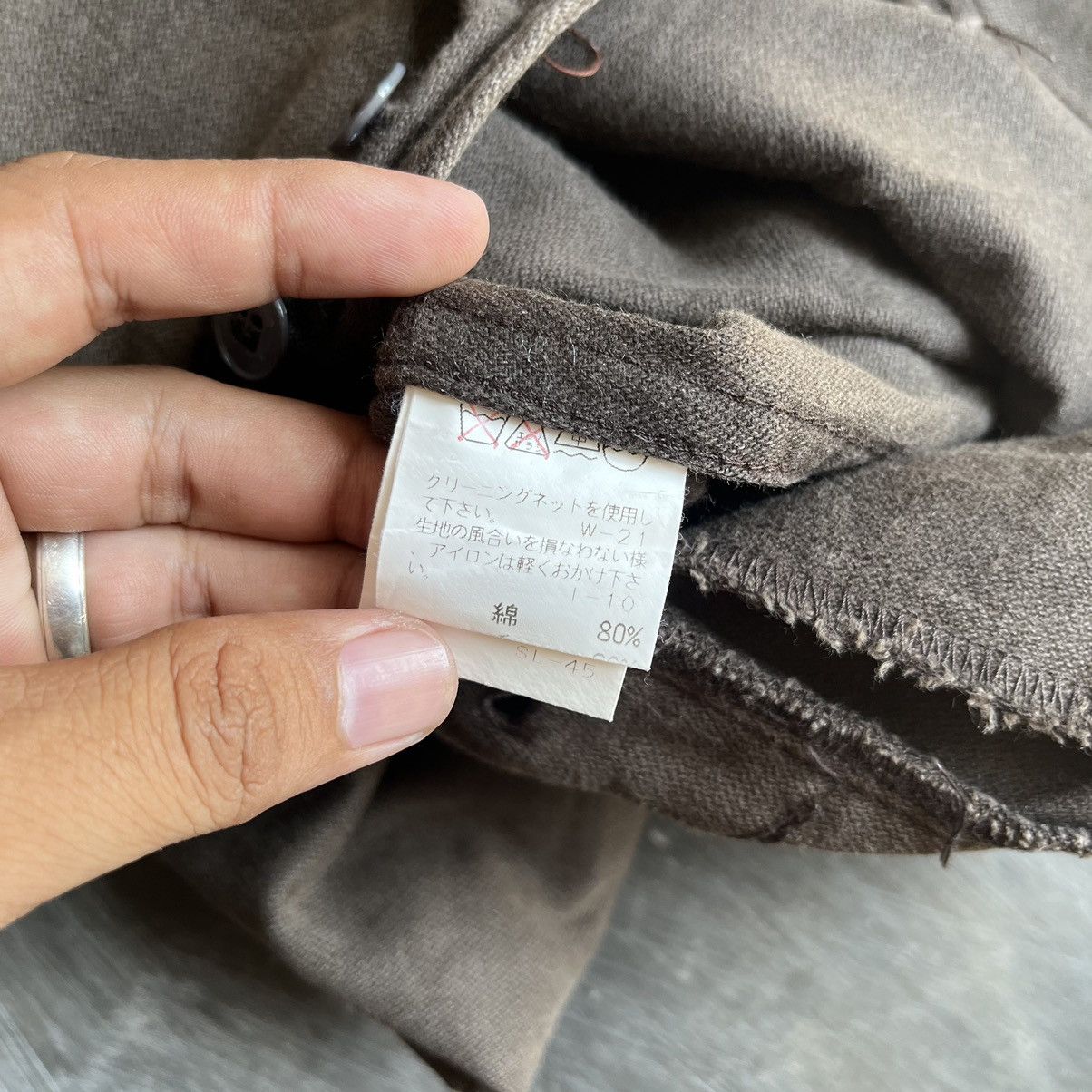 CABANE de ZUCCa Zucca travail france brown soft jeans Size US 29 - 6 Thumbnail