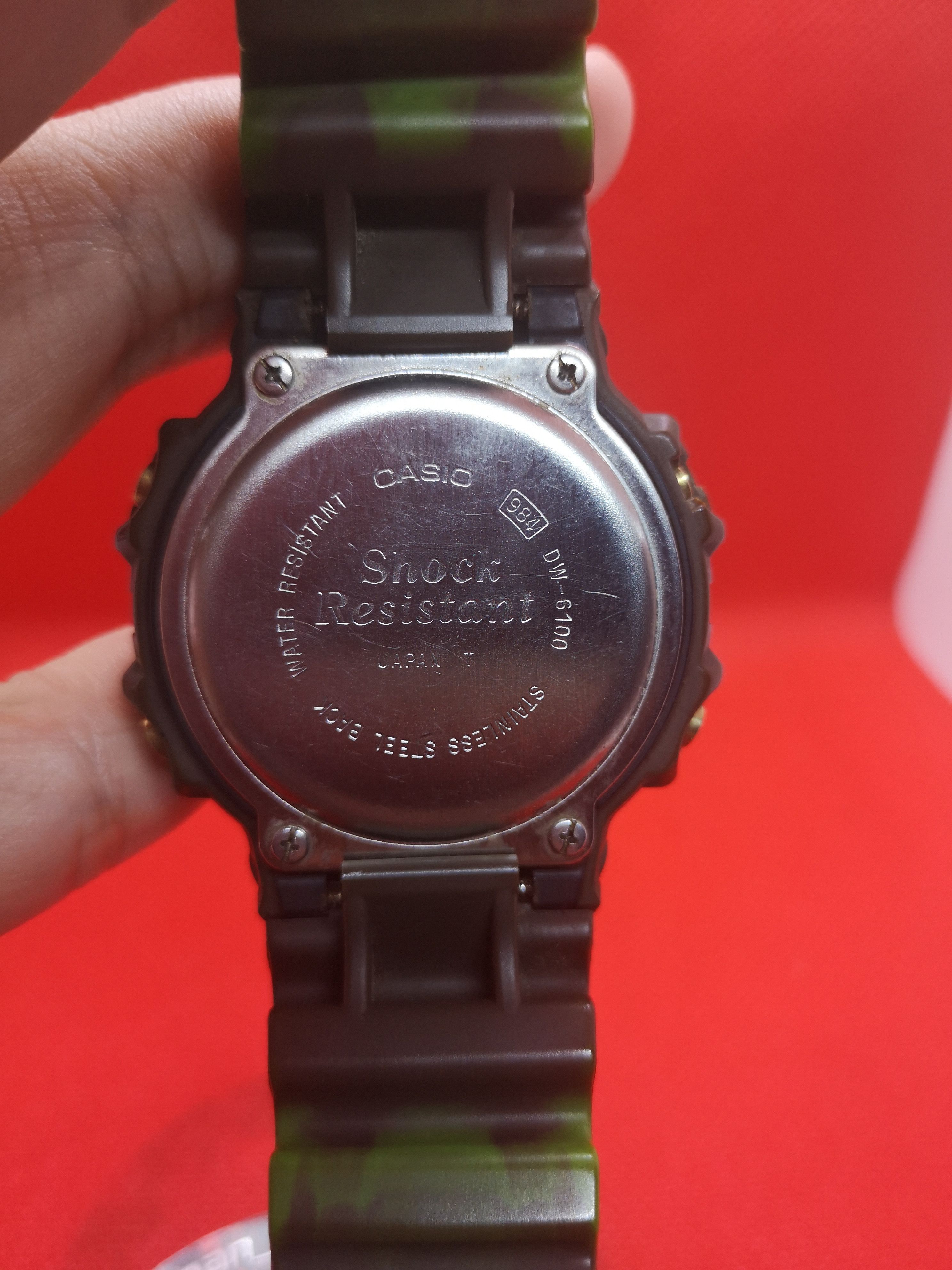 G Shock Vintage G-Shock DW-6100D-1 Size ONE SIZE - 9 Thumbnail