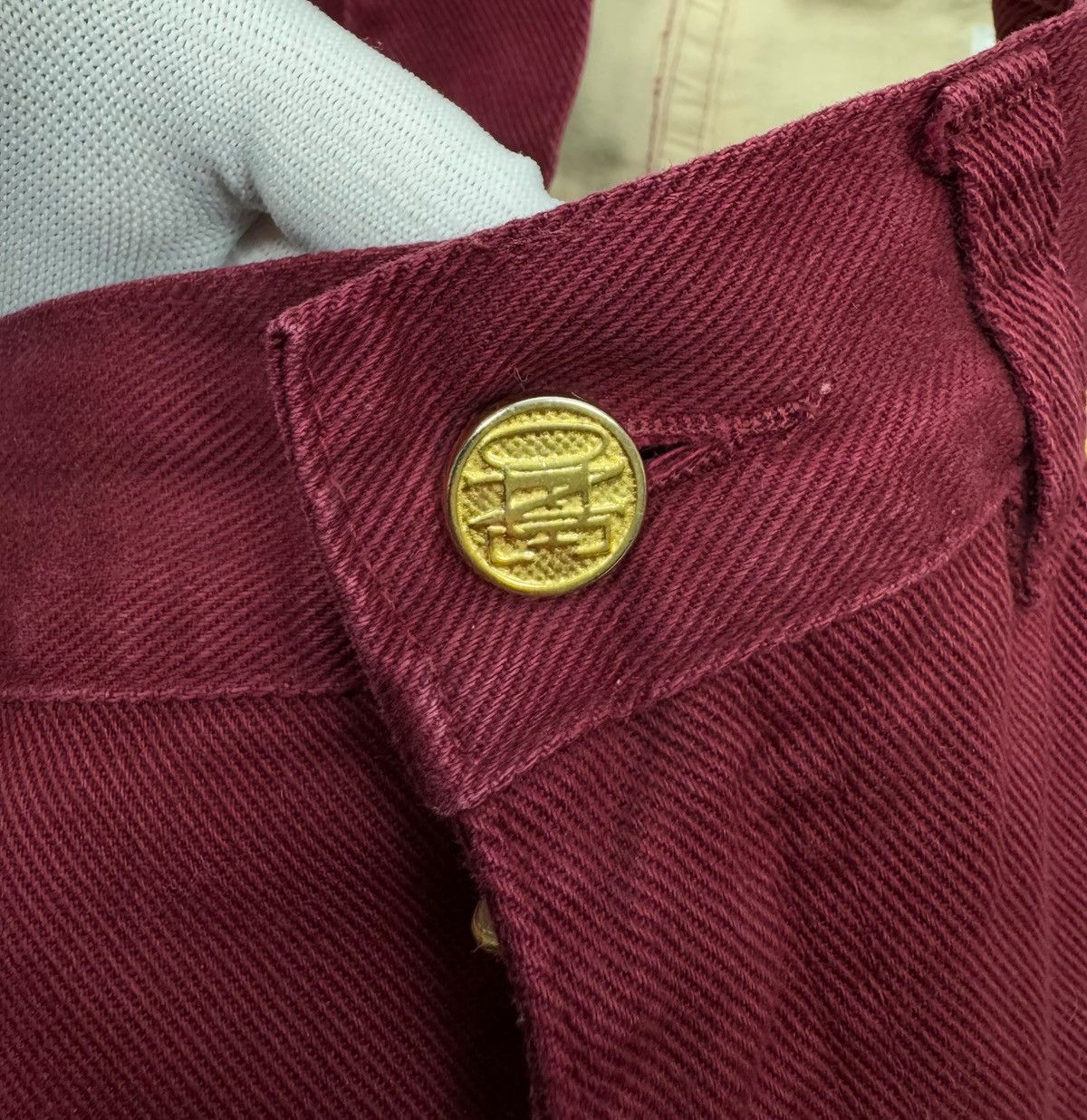Escada Esacada Margaretha Ley Vintage Jeans Bordeaux size DE36 IT40 Size 27" / US 4 / IT 40 - 10 Thumbnail