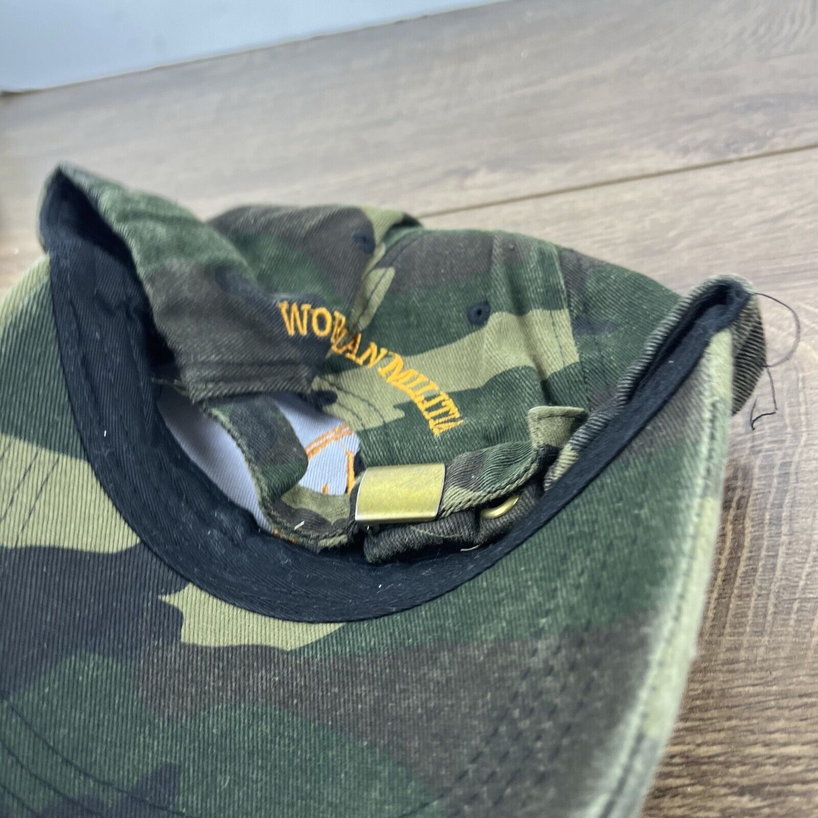Other Working Man Militia Hat WMM Hat Green Camo Cap Adjustable Ca Size ONE SIZE - 14 Thumbnail