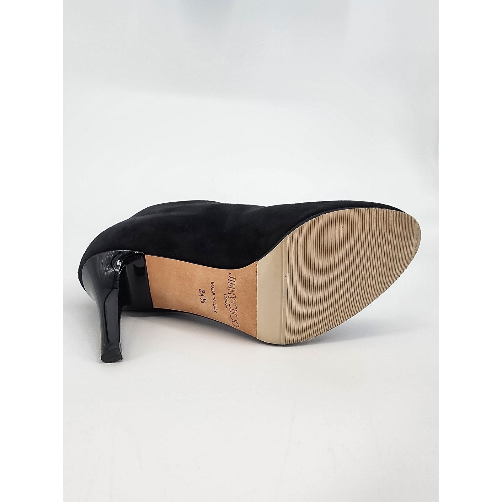 Jimmy Choo Jimmy Choo Black Suede Ankle Booties Women's Size 34.5 Size US 4.5 / IT 34.5 - 12 Thumbnail