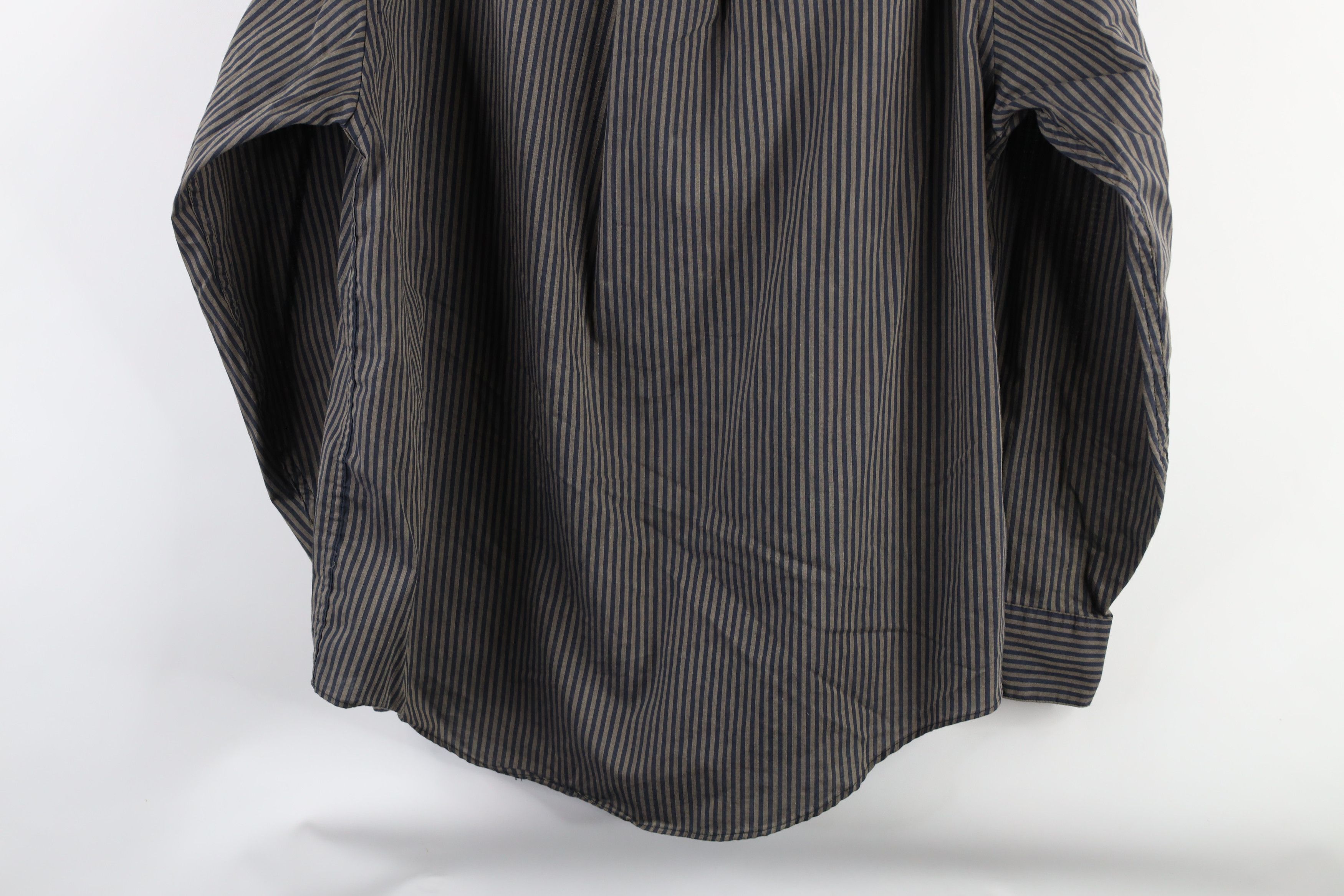 Vintage Vintage 90s Streetwear Striped Collared Button Down Shirt Size US M / EU 48-50 / 2 - 11 Thumbnail