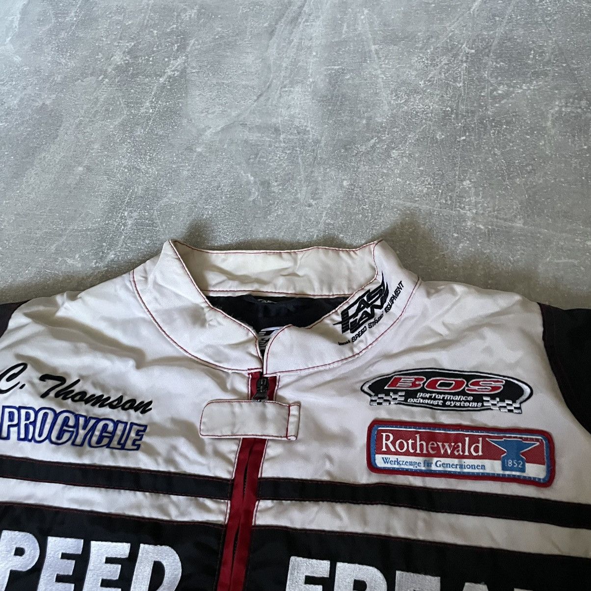 NASCAR Speed Freak Fast Line F1 moto Racing Jacket bomber marlboro Size US XXL / EU 58 / 5 - 6 Thumbnail