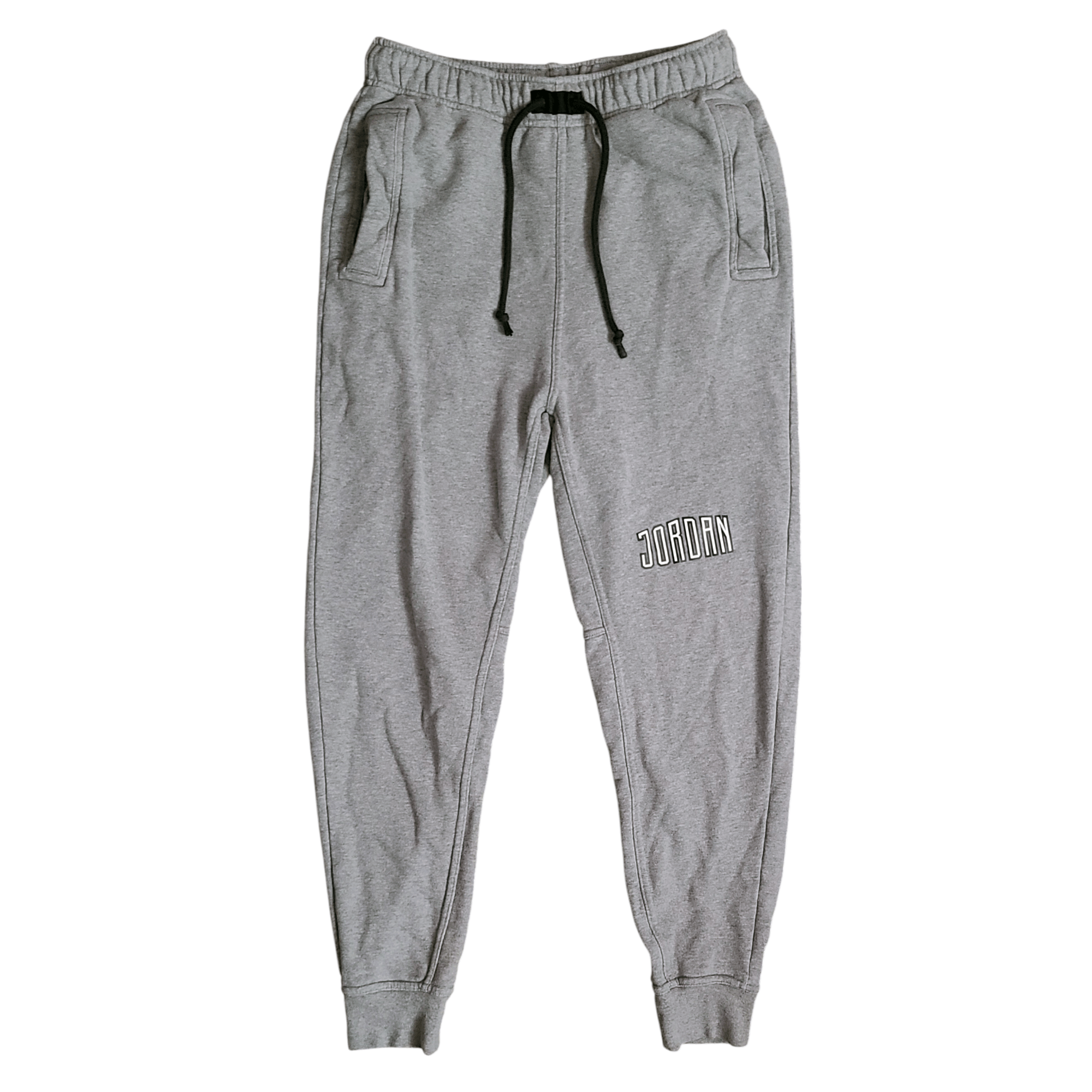 Jordan Brand Grey Jordan Text Sweatpants - Size: 28/S Size US 28 / EU 44 - 1 Thumbnail