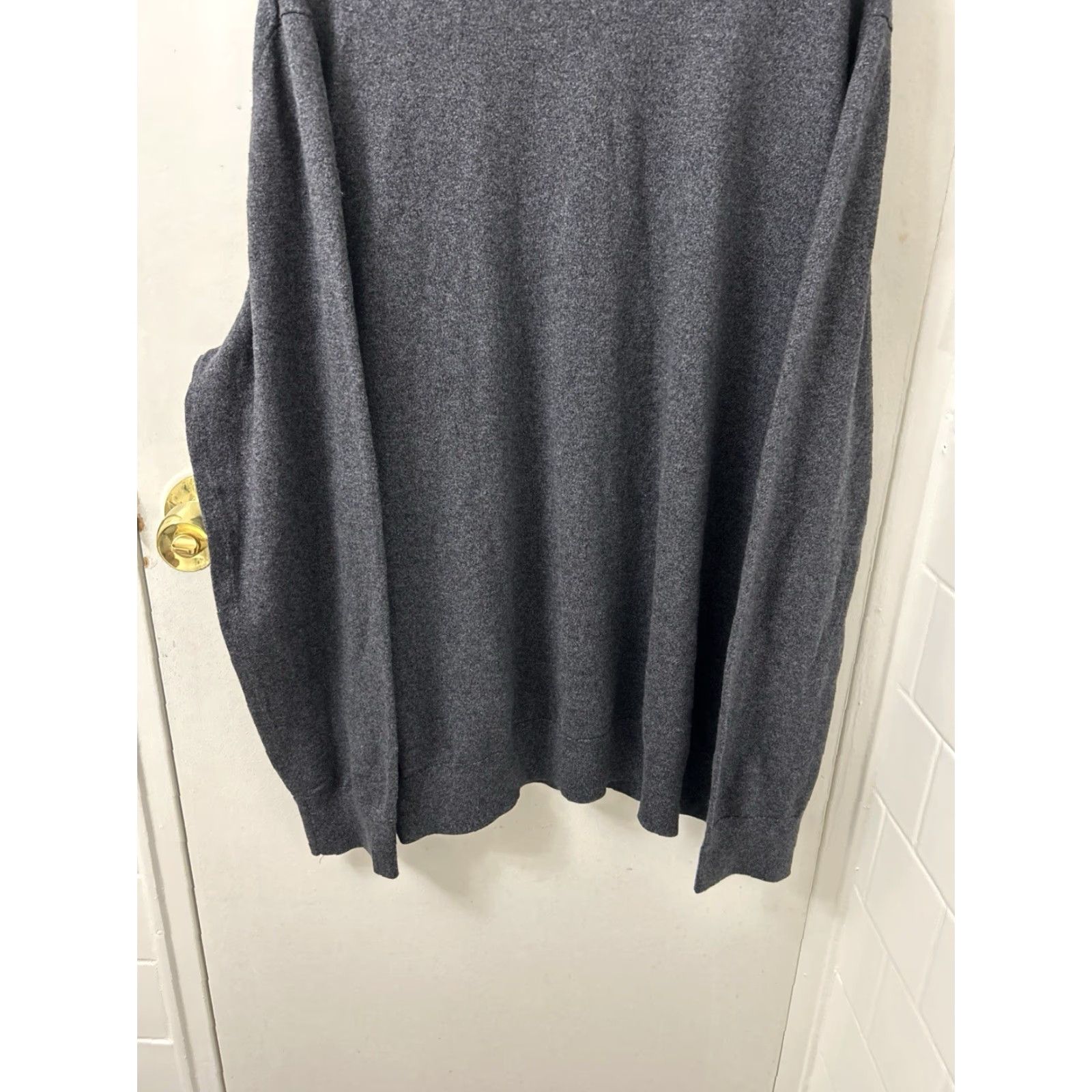 Banana Republic VINTAGE? No. Banana Republic Luxury Blend Sweater Mens XL Silk Cashmere Cotton Mock Neck L/S Size US XL / EU 56 / 4 - 3 Thumbnail