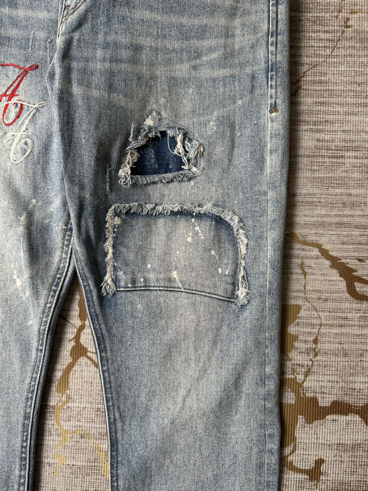 JACKROSE Gallis Addiction X Jackrose Distressed Denim Size US 30 / EU 46 - 9 Thumbnail