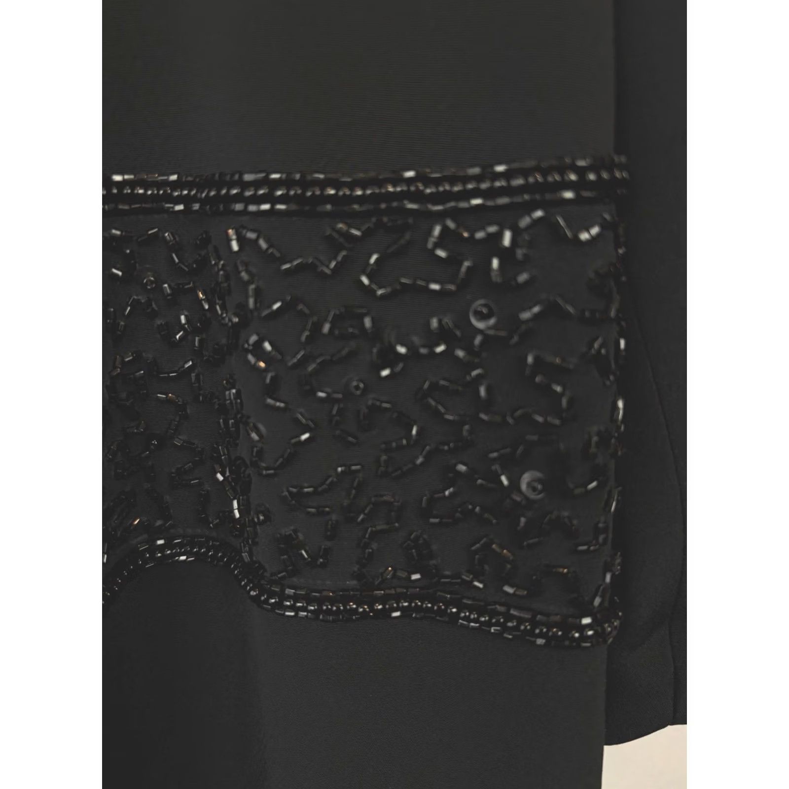 Vintage VINTAGE B’zar Beaded Maxi Dress Womens Party Black Evening Dress Black Tie 16 Size XXL / US 16-18 / IT 52-54 - 6 Thumbnail