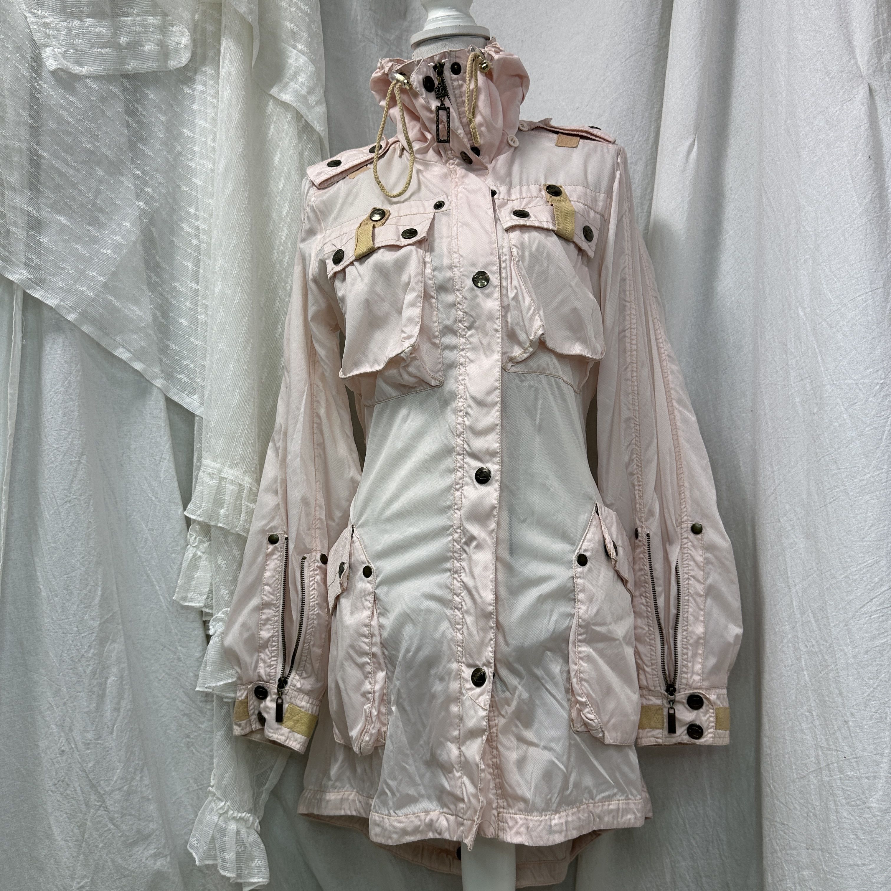 Just Cavalli Vintage Modifiable Baby Pink Just Cavalli Down Parka Y2K Size M / US 6-8 / IT 42-44 - 14 Thumbnail