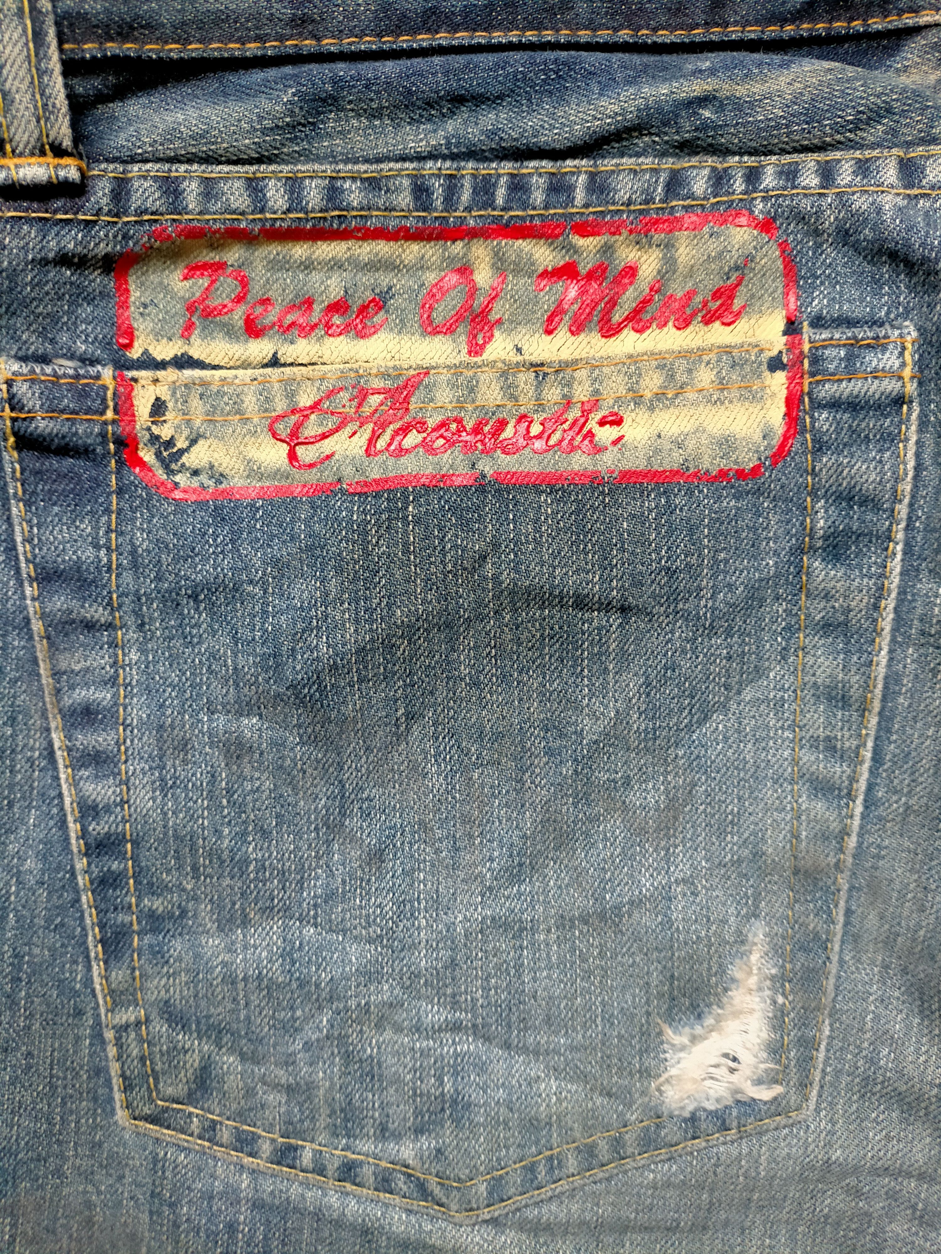 Hysteric Glamour × Japanese Brand Made in Japan Acoustic Denim Pants Size US 31 - 17 Thumbnail