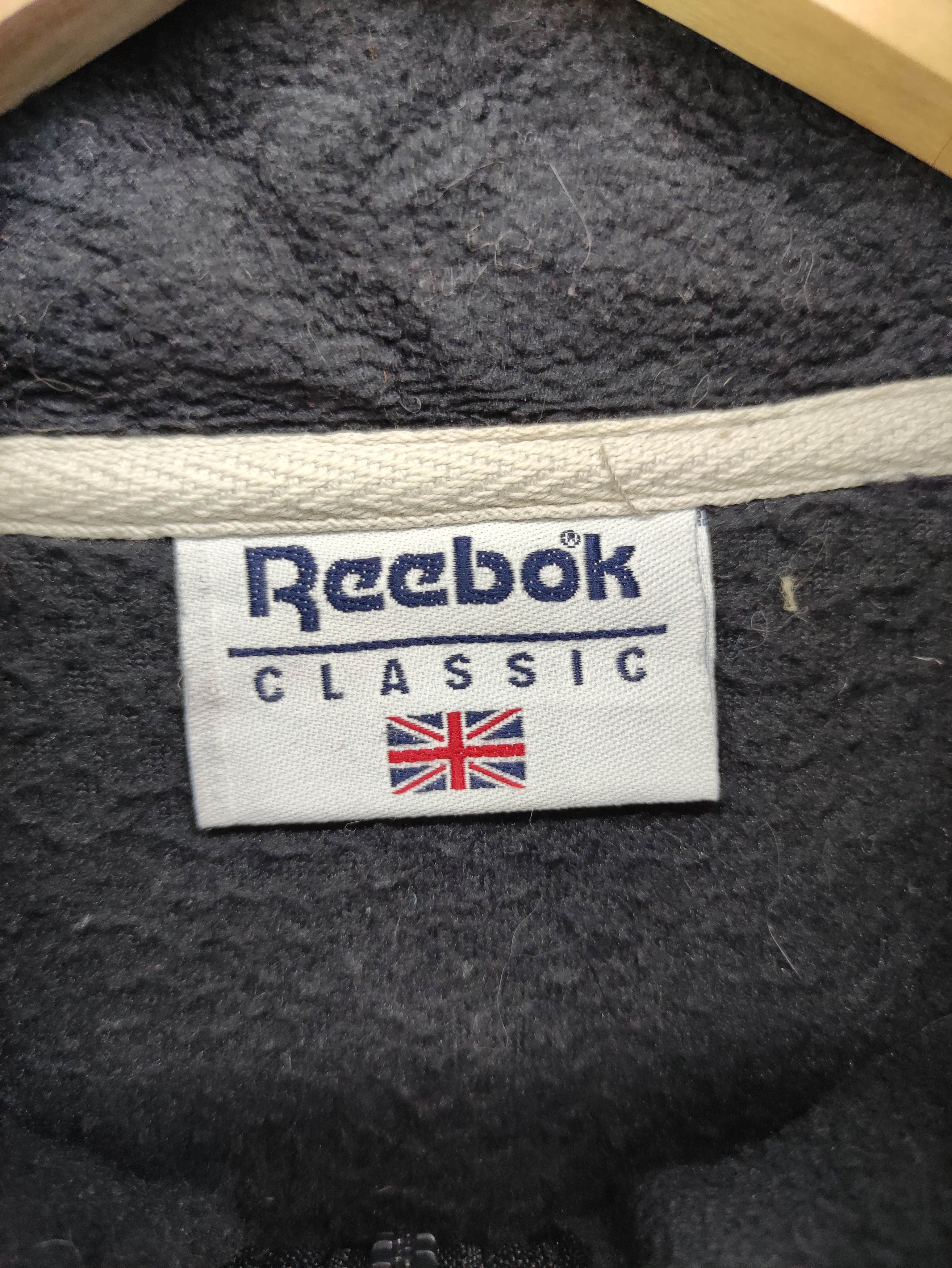 Reebok Vintage Reebok Classic Fleece Sweater Jacket Zipper Size US L / EU 52-54 / 3 - 2 Thumbnail