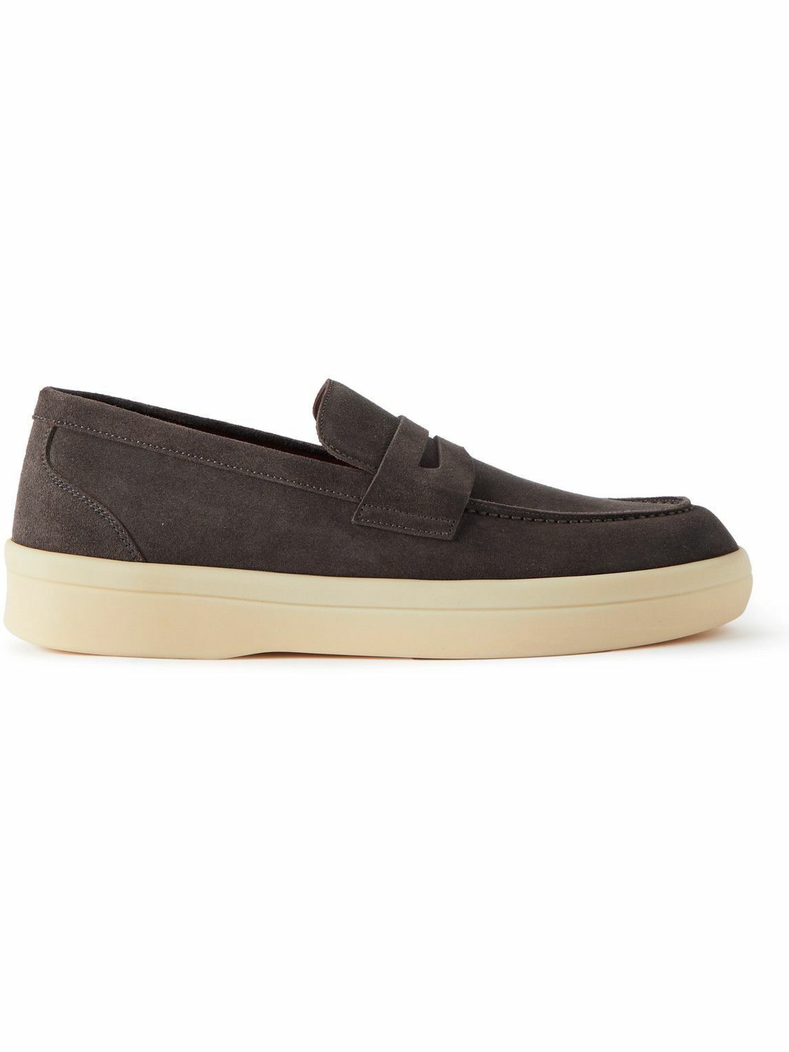 image of Loro Piana O1W1Db10224 Sneakers In Gray in Grey, Men's (Size 13)
