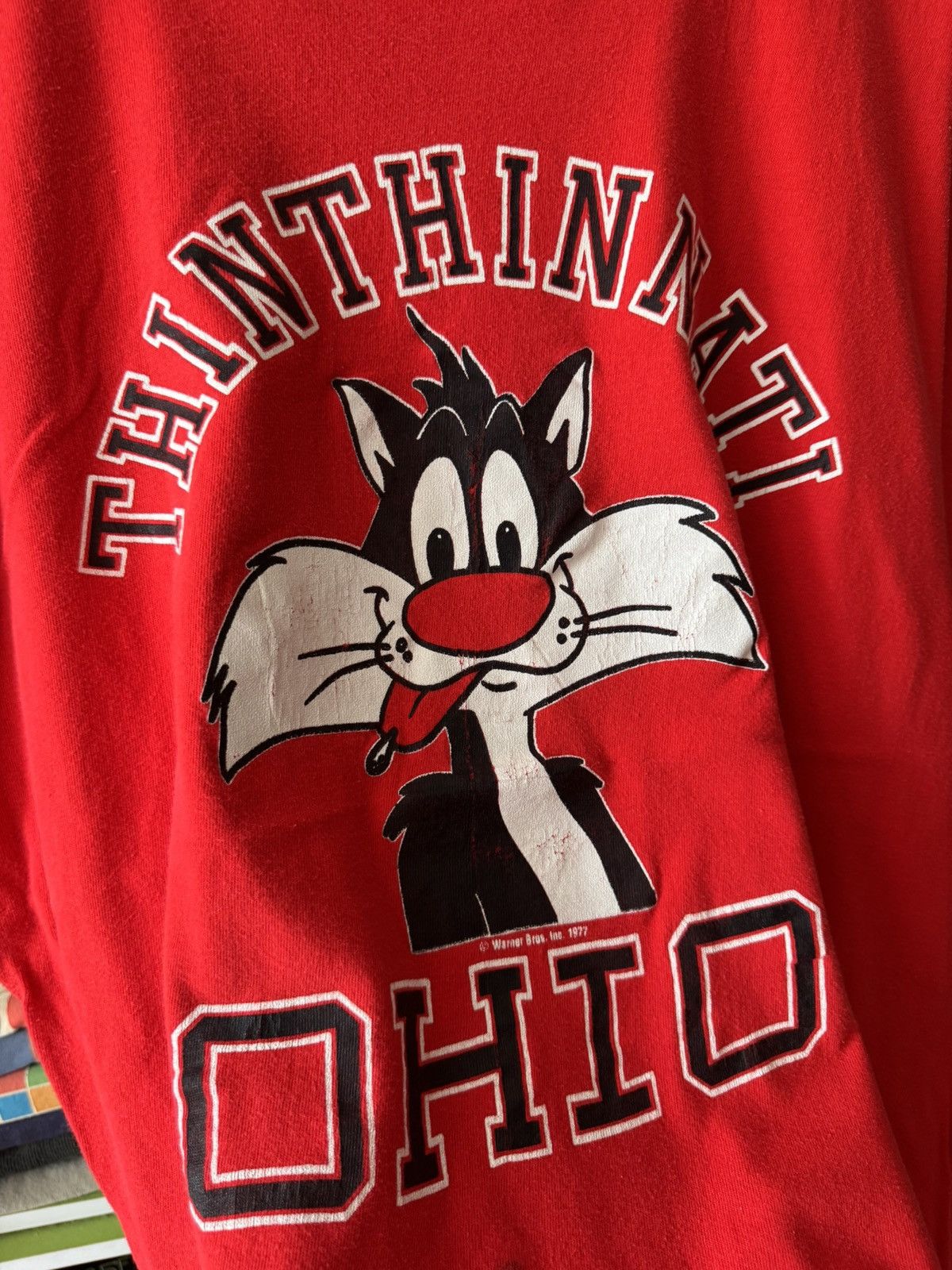 If Six Was Nine Vintage 70s THINTHINNATI OHIO dated 1977 by warne bross🔥 Size US L / EU 52-54 / 3 - 7 Thumbnail