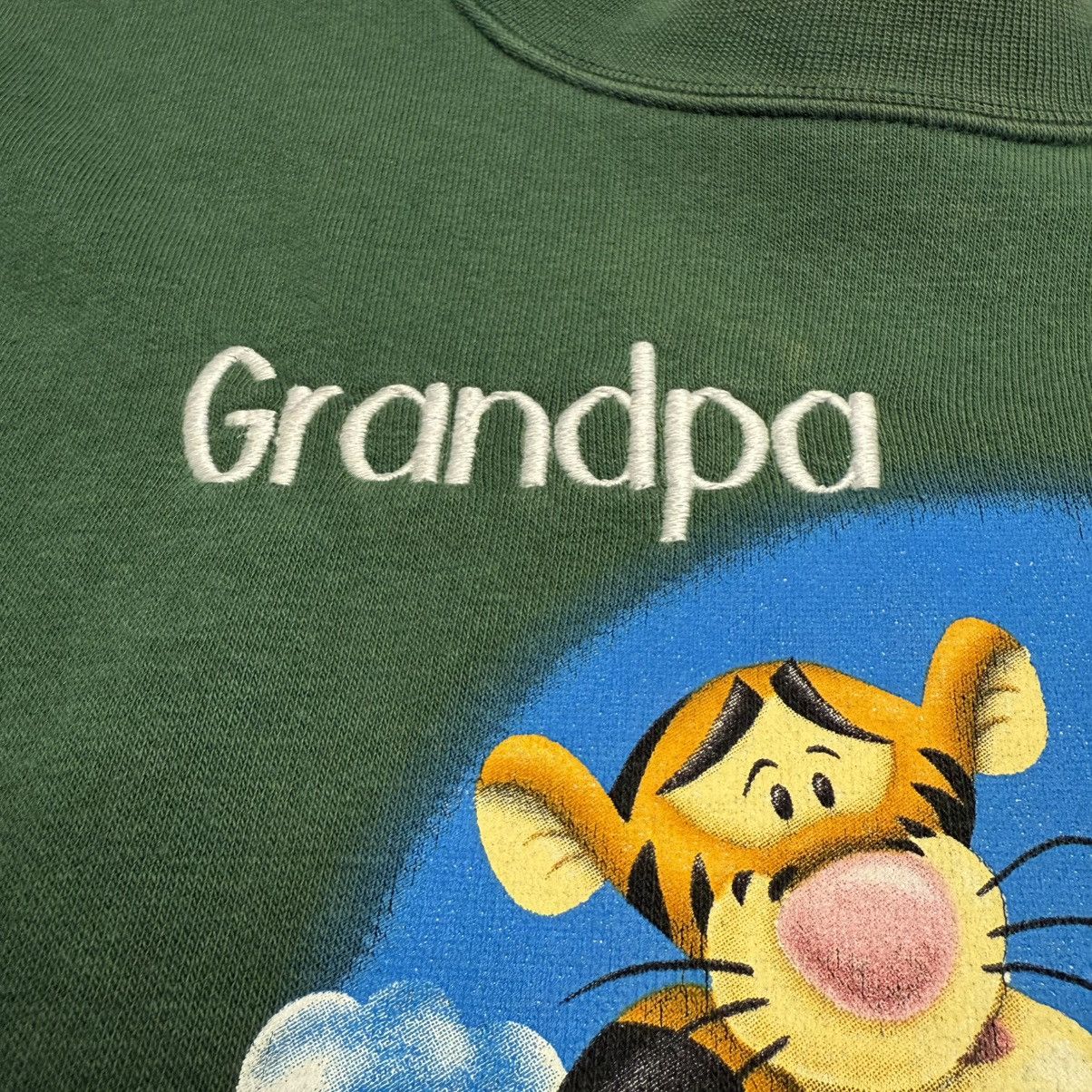 Disney Vintage Disney Tigger Golf Sweatshirt Mens L 23x26.5 Green C Size US L / EU 52-54 / 3 - 4 Thumbnail
