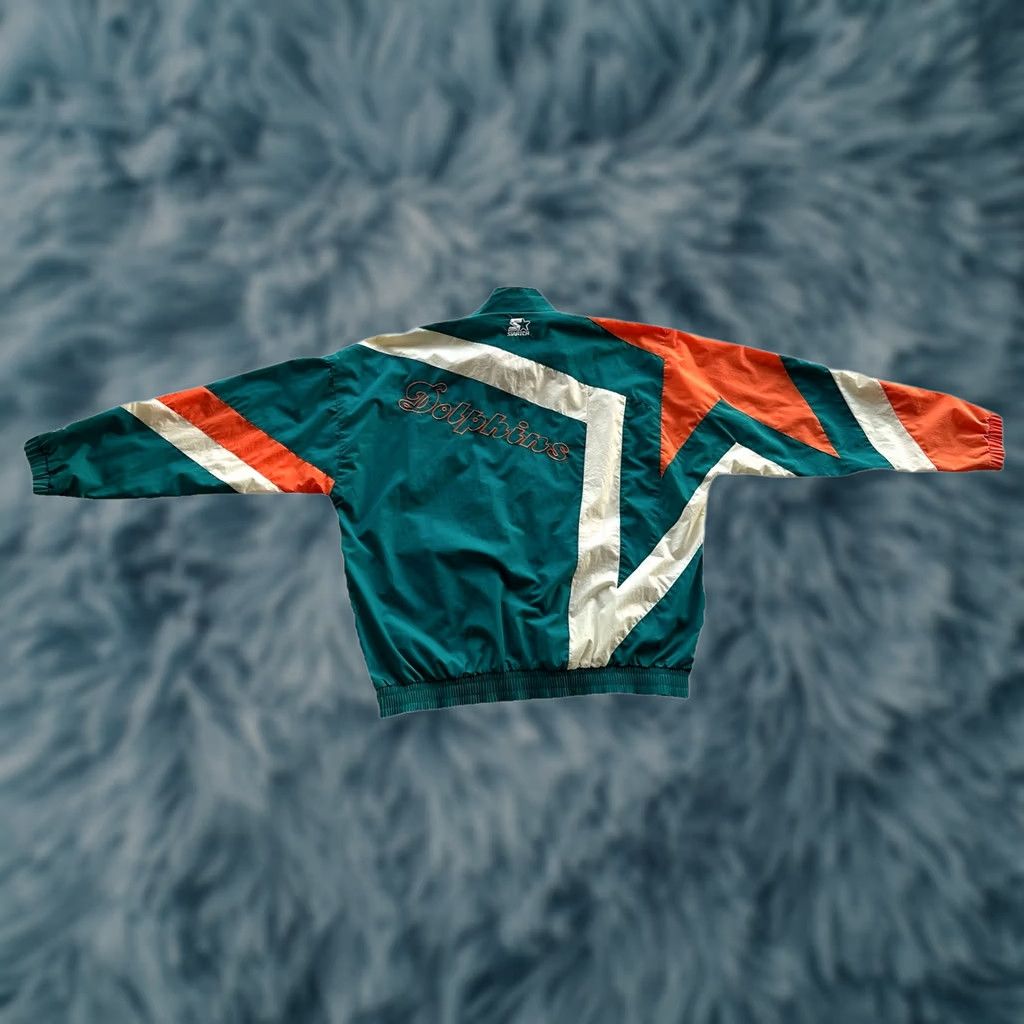 Starter VINTAGE 90s Miami Dolphins Starter Jacket NFL Pro Line Authentic Size XL RARE Size US XL / EU 56 / 4 - 1 Thumbnail