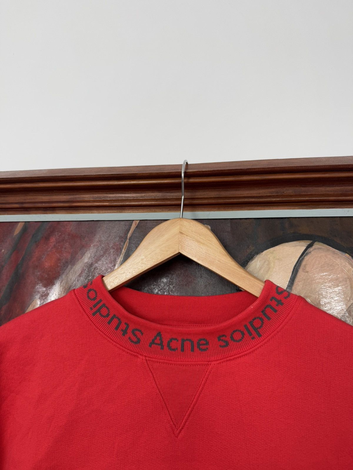 Acne Studios Acne Studios Flogho Crewneck Oversize Boxy Fit Designer Size US S / EU 44-46 / 1 - 3 Thumbnail