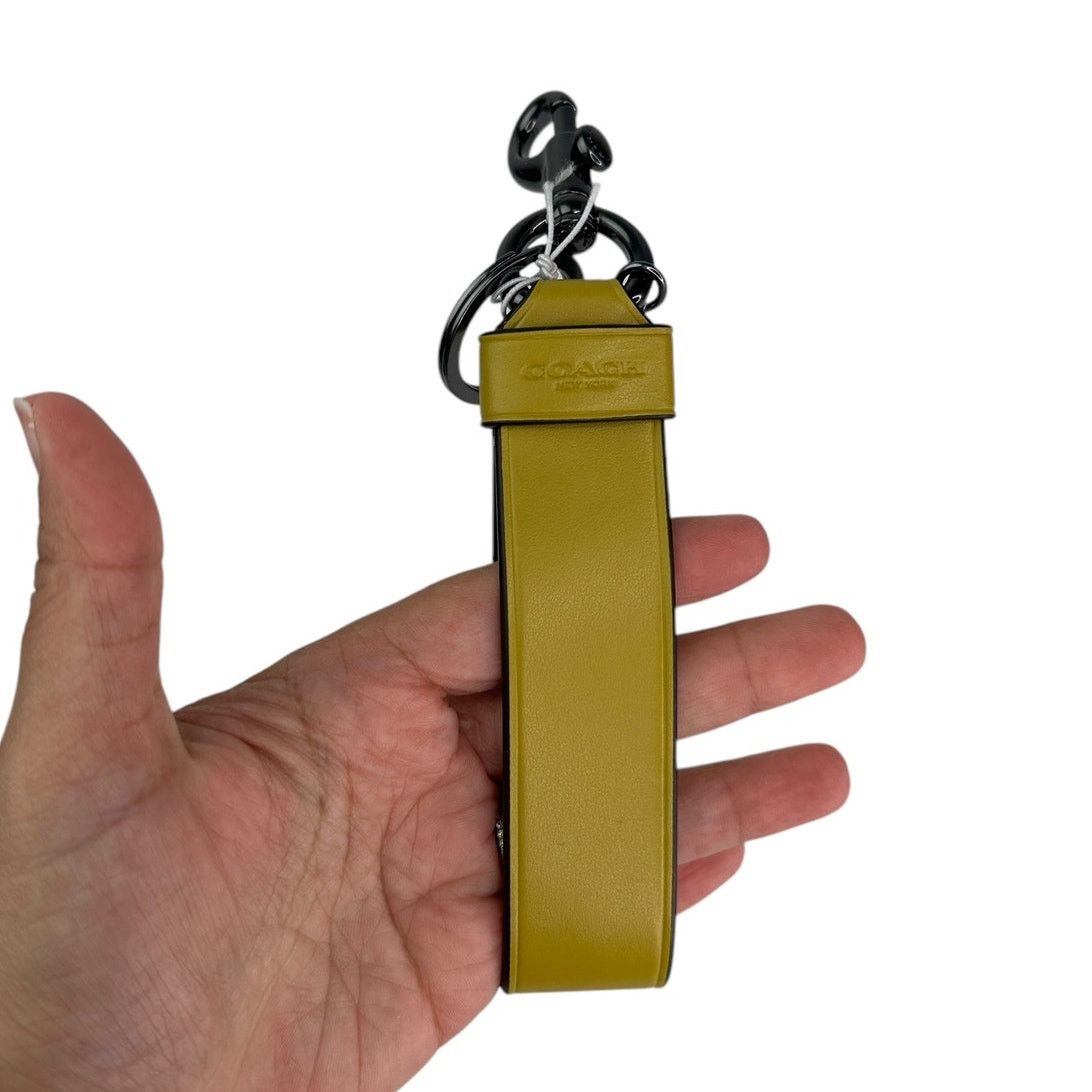 Coach Coach Large Loop Key Fob Bag Charm in Chartreuse Size ONE SIZE - 4 Thumbnail