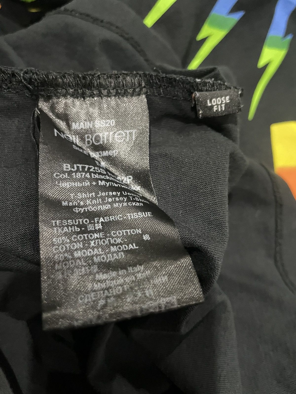 Designer × Neil Barrett Neil Barret Destroyed Tee Size US M / EU 48-50 / 2 - 10 Thumbnail