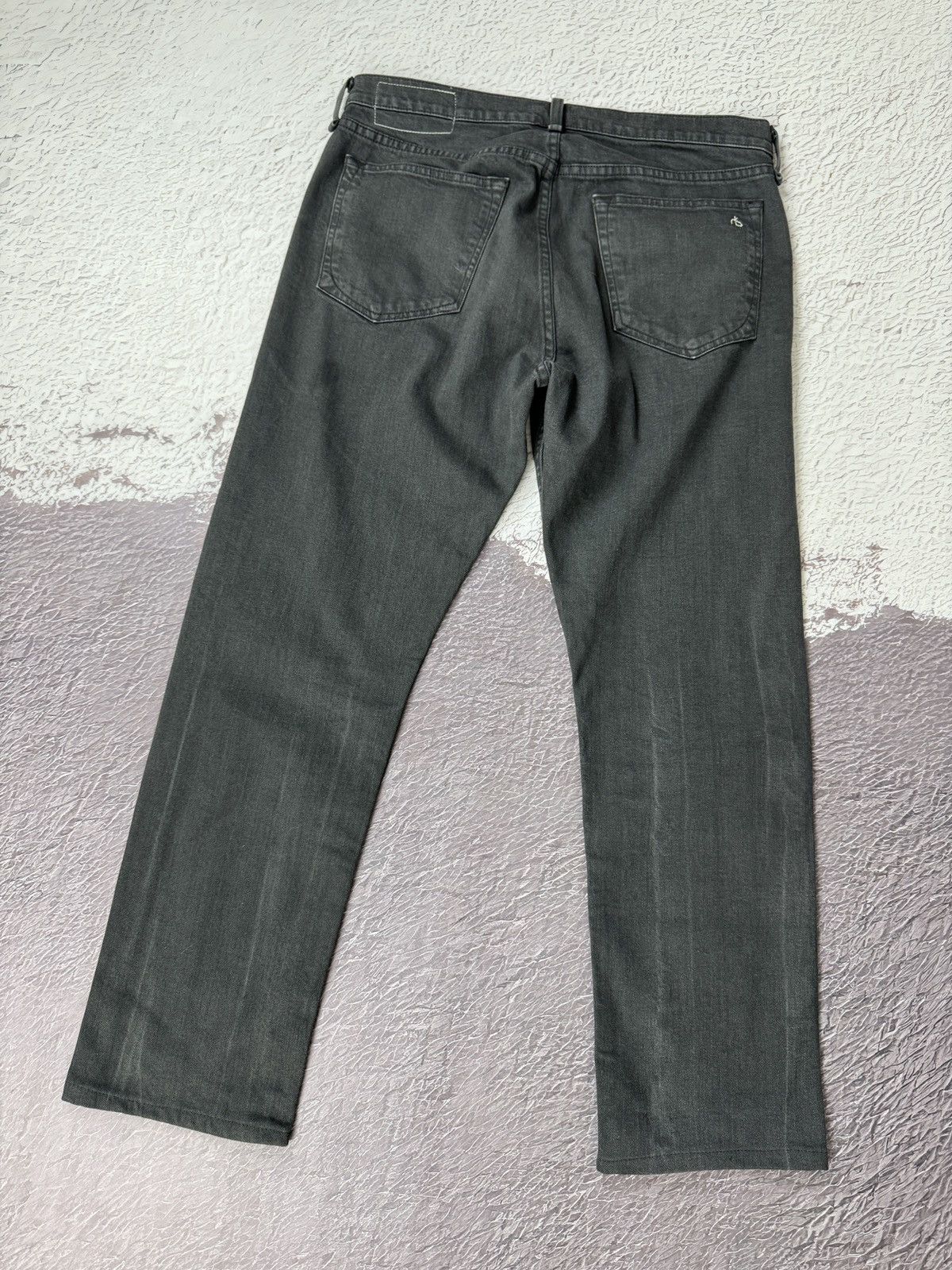 Rag & Bone Rag & Bone made in USA graphite faded denim jeans Size US 31 - 1 Thumbnail