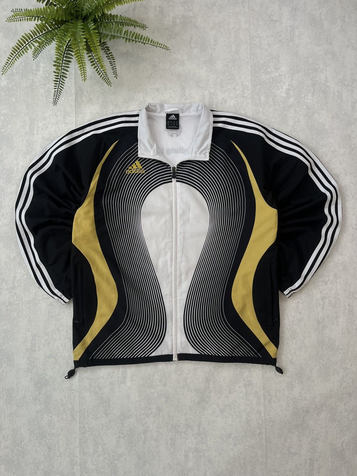 Adidas × Vintage 00s Adidas Soccer Vintage Y2K Oversized Windbreaker Jacket Size US XL / EU 56 / 4 - 1 Thumbnail