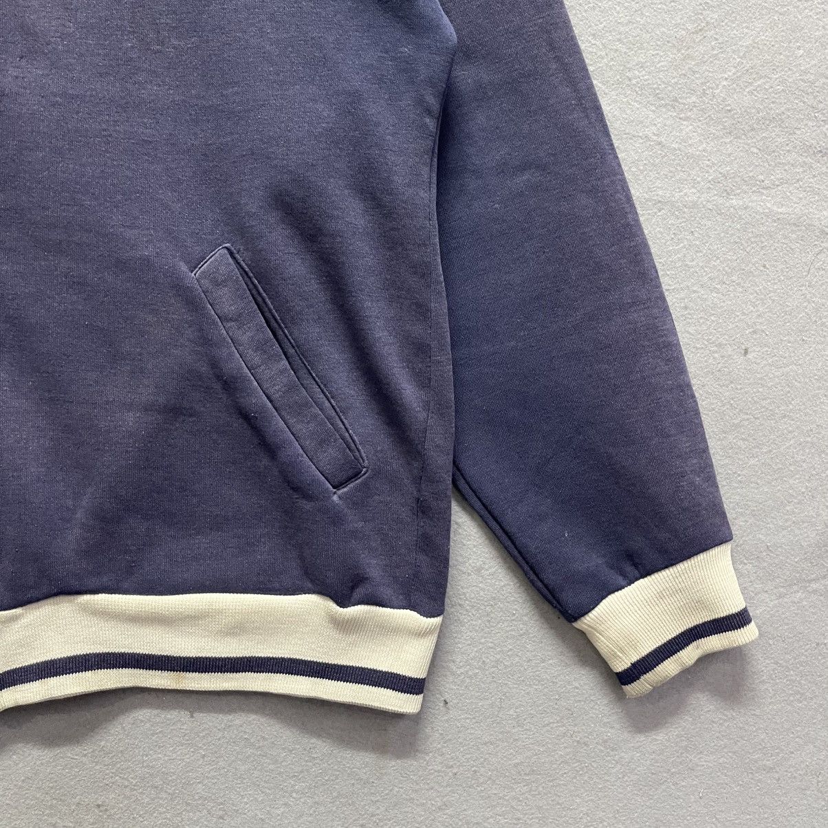 Vintage bitch skateboards Full Zip Varsity Jacket – Navy (M) Size US M / EU 48-50 / 2 - 4 Thumbnail