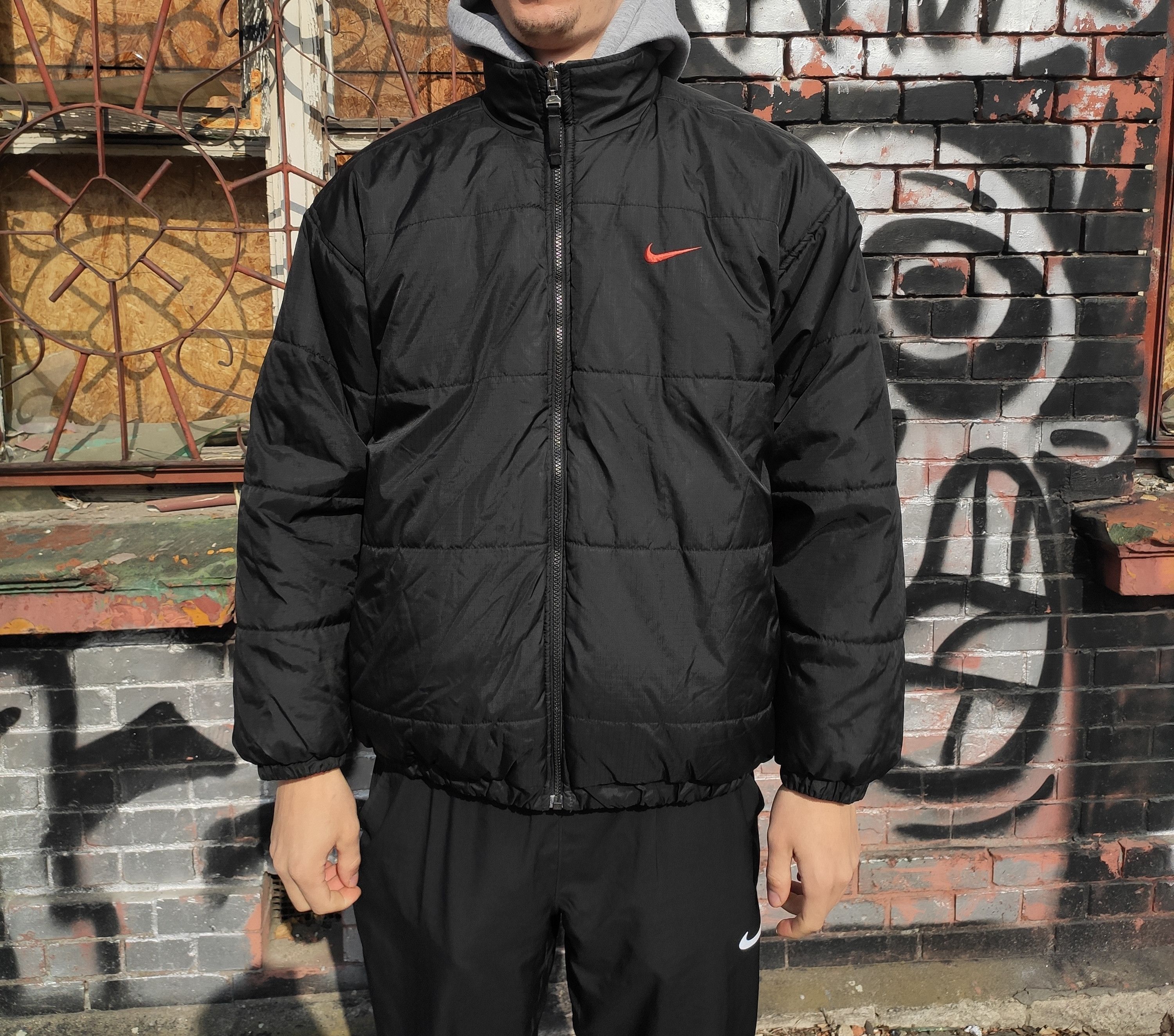 Nike × Vintage Nike Reversible Vintage Down Jacket Size US M / EU 48-50 / 2 - 3 Thumbnail