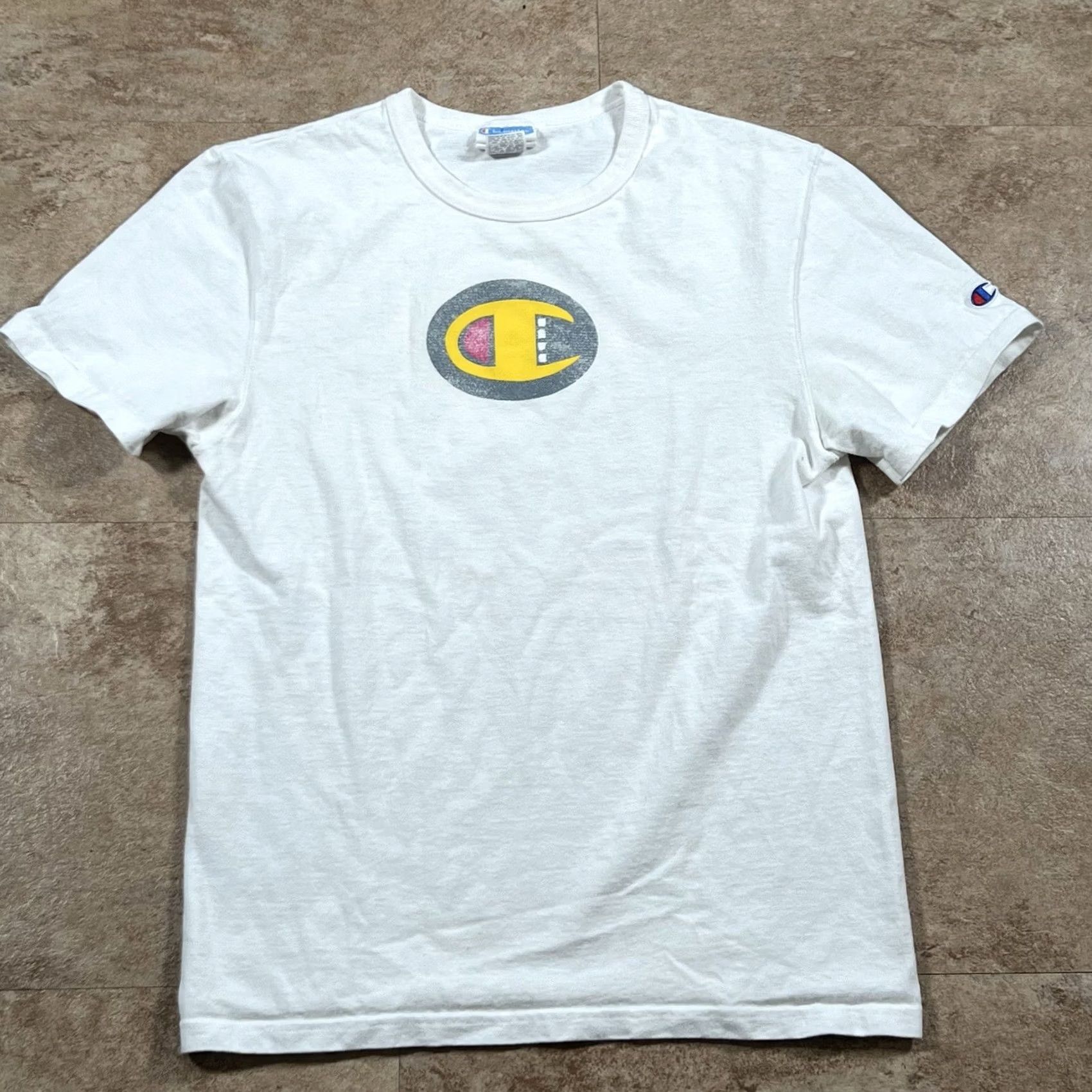 Champion Vintage Champion Shirt - 90s Lacrote, White, Regular, Mens Size US S / EU 44-46 / 1 - 3 Thumbnail