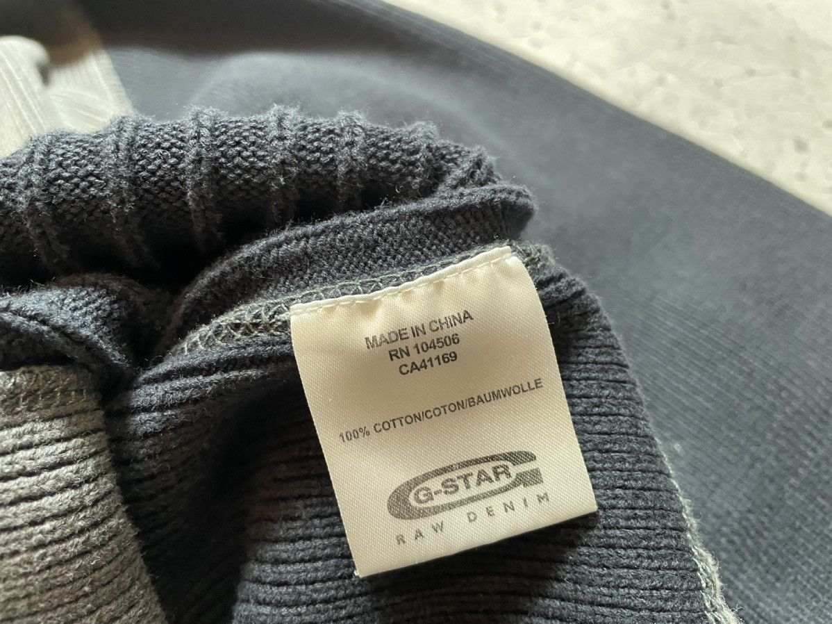 G-Star Vintage G-STAR Raw High Neck Sweater Big Logo Y2K Size US M / EU 48-50 / 2 - 8 Thumbnail