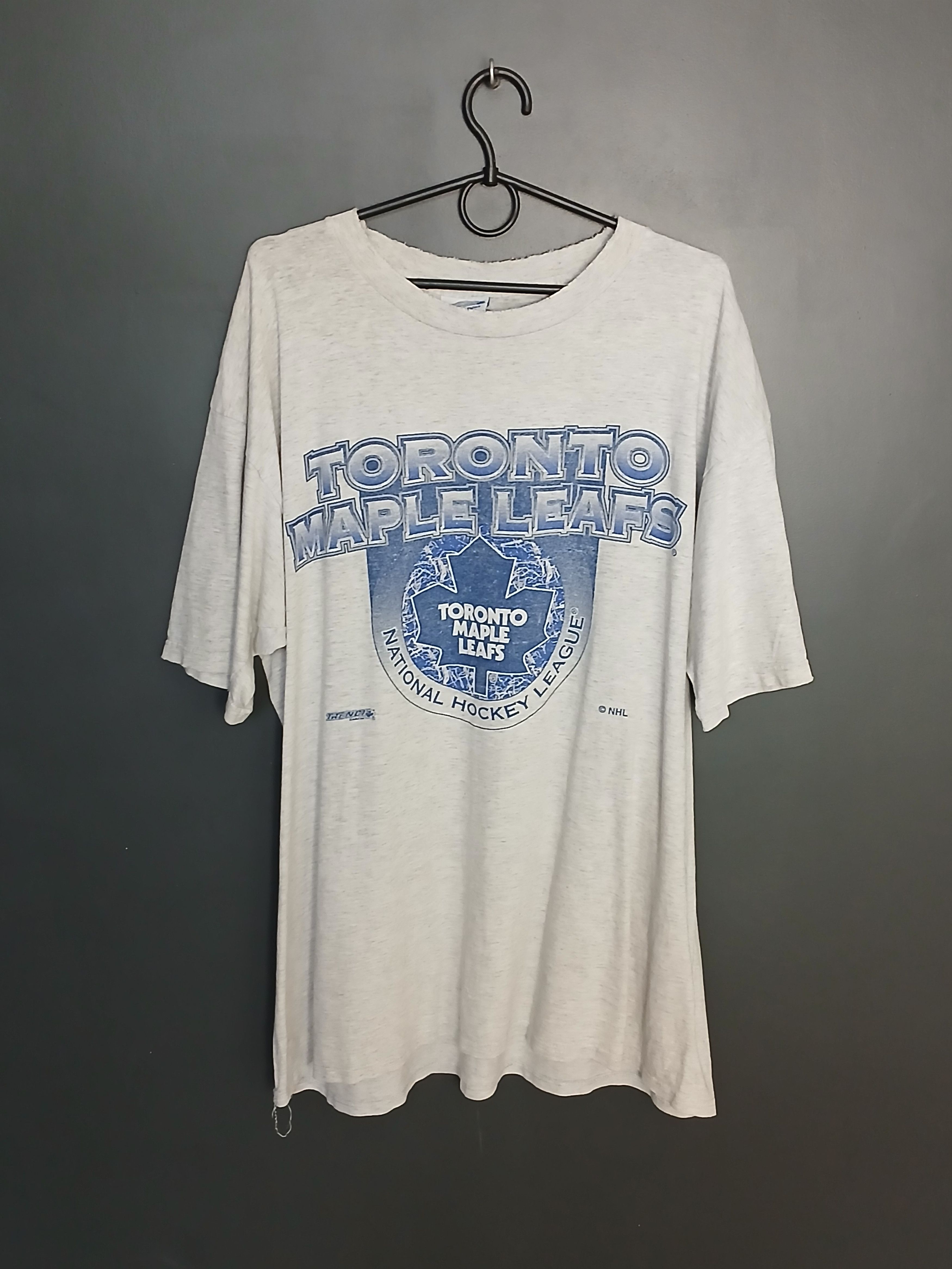 NHL × Vintage Vintage NHL Toronto Maple Leafs Hockey T-Shirt Size US XL / EU 56 / 4 - 1 Thumbnail