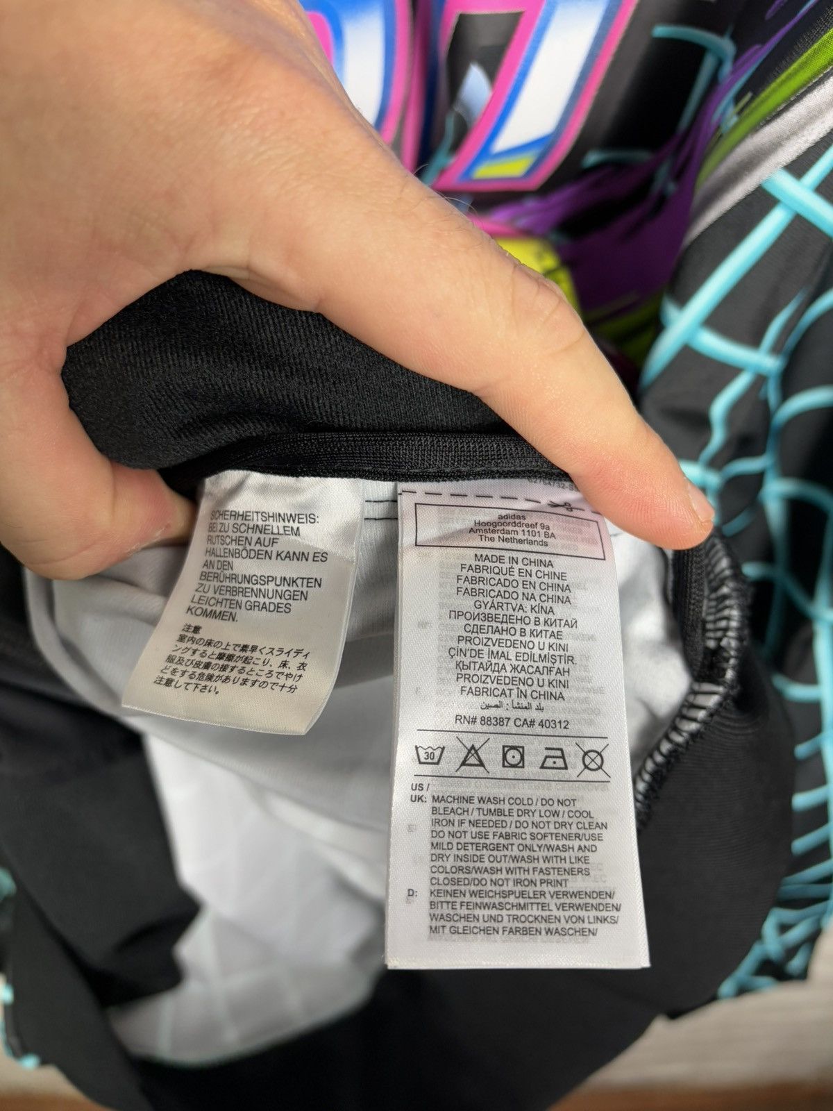 Adidas × Jeremy Scott Jeremy Scott x Adidas Rally Print Track Jacket – Size XL Size US XL / EU 56 / 4 - 8 Thumbnail