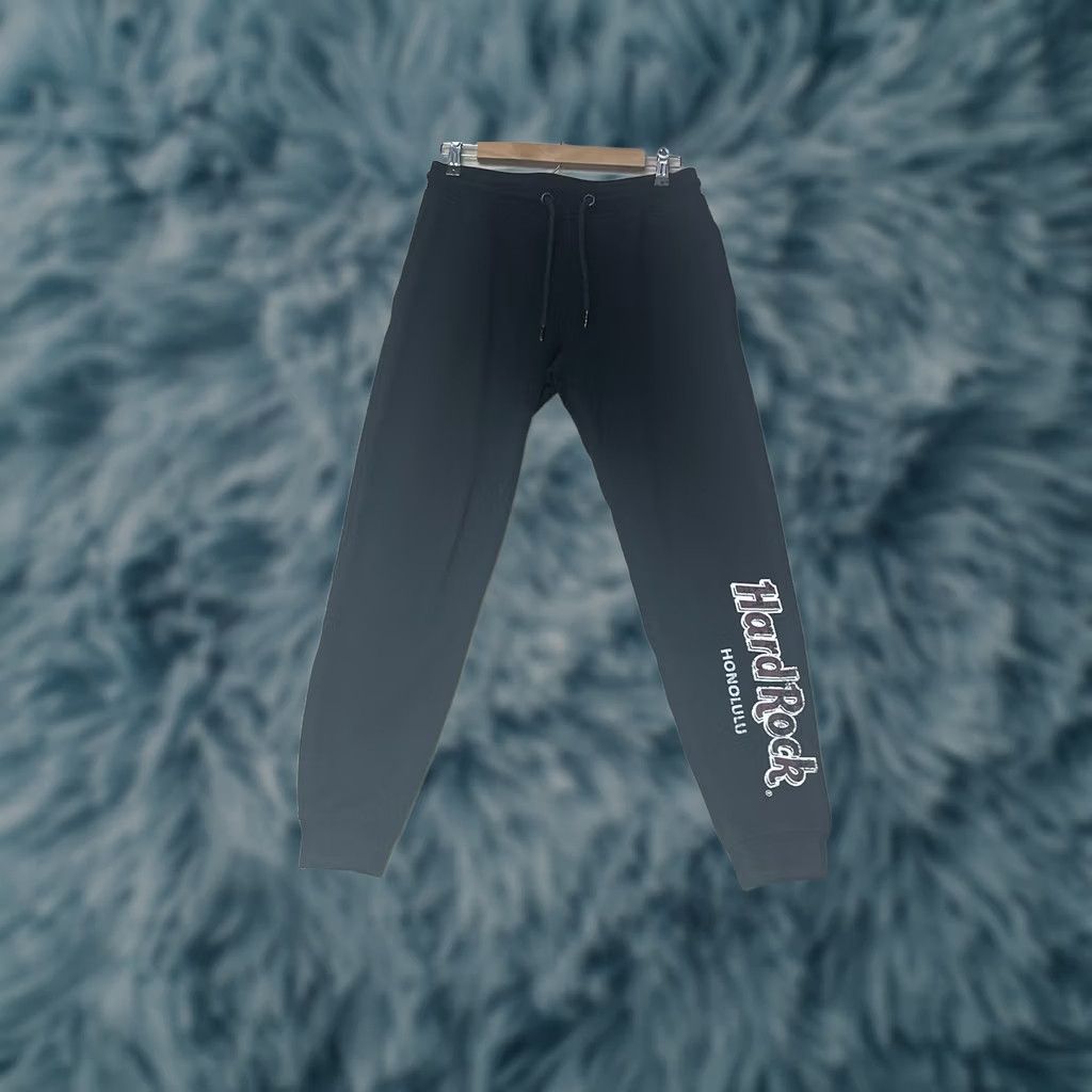 Hard Rock Cafe Hard Rock Cafe Honolulu Hawaii Women’s Black Sweatpants Size Medium Size 32" / US 10 / IT 46 - 1 Thumbnail