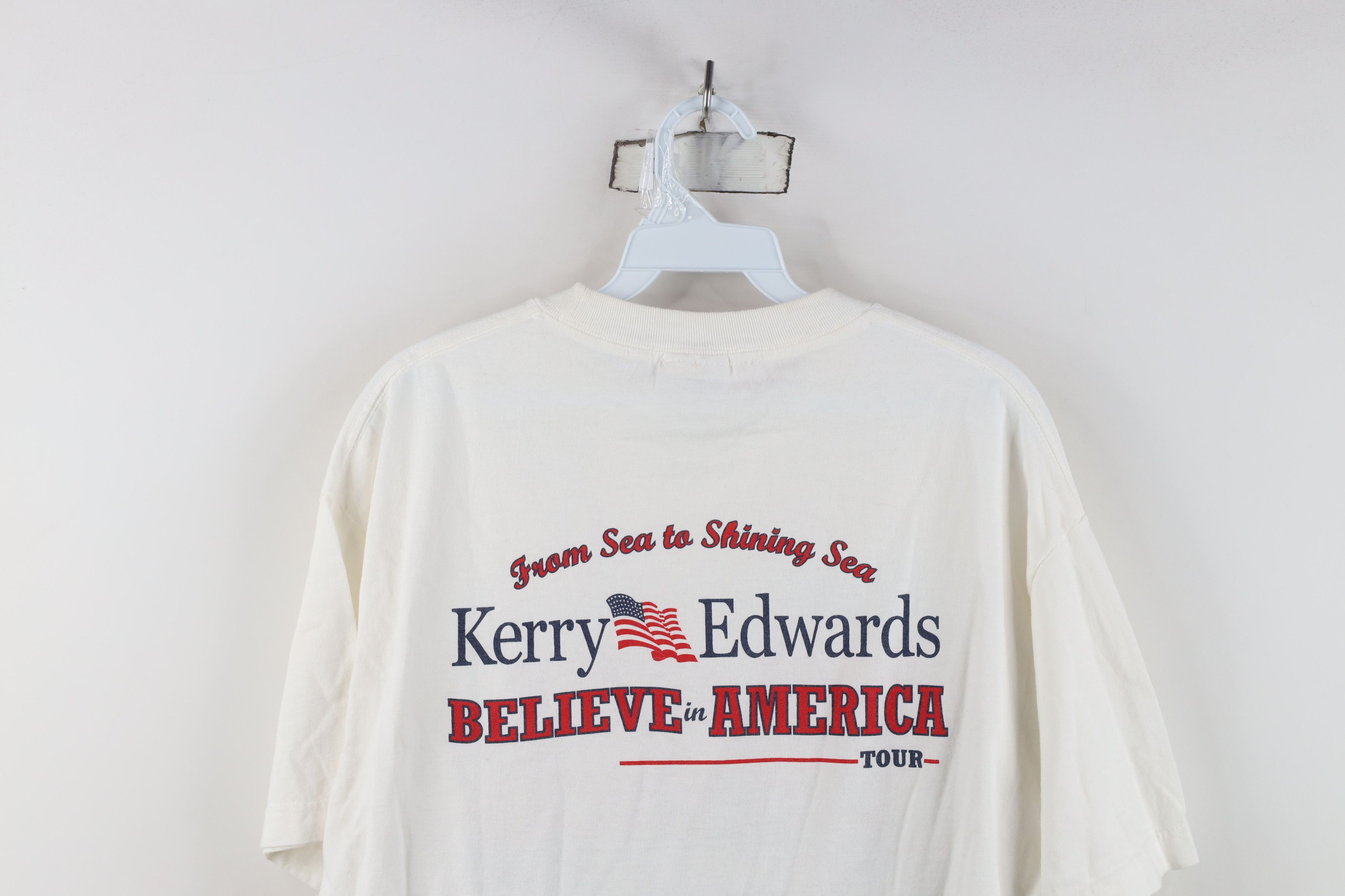 Vintage Vintage Y2K Believe In America President Tour T-Shirt USA Size US L / EU 52-54 / 3 - 12 Thumbnail