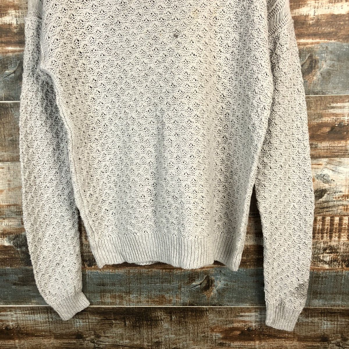 Designer × Homespun Knitwear Comptoir Des Cotonniers Grey Knitwear #A1682 Size M / US 6-8 / IT 42-44 - 6 Thumbnail