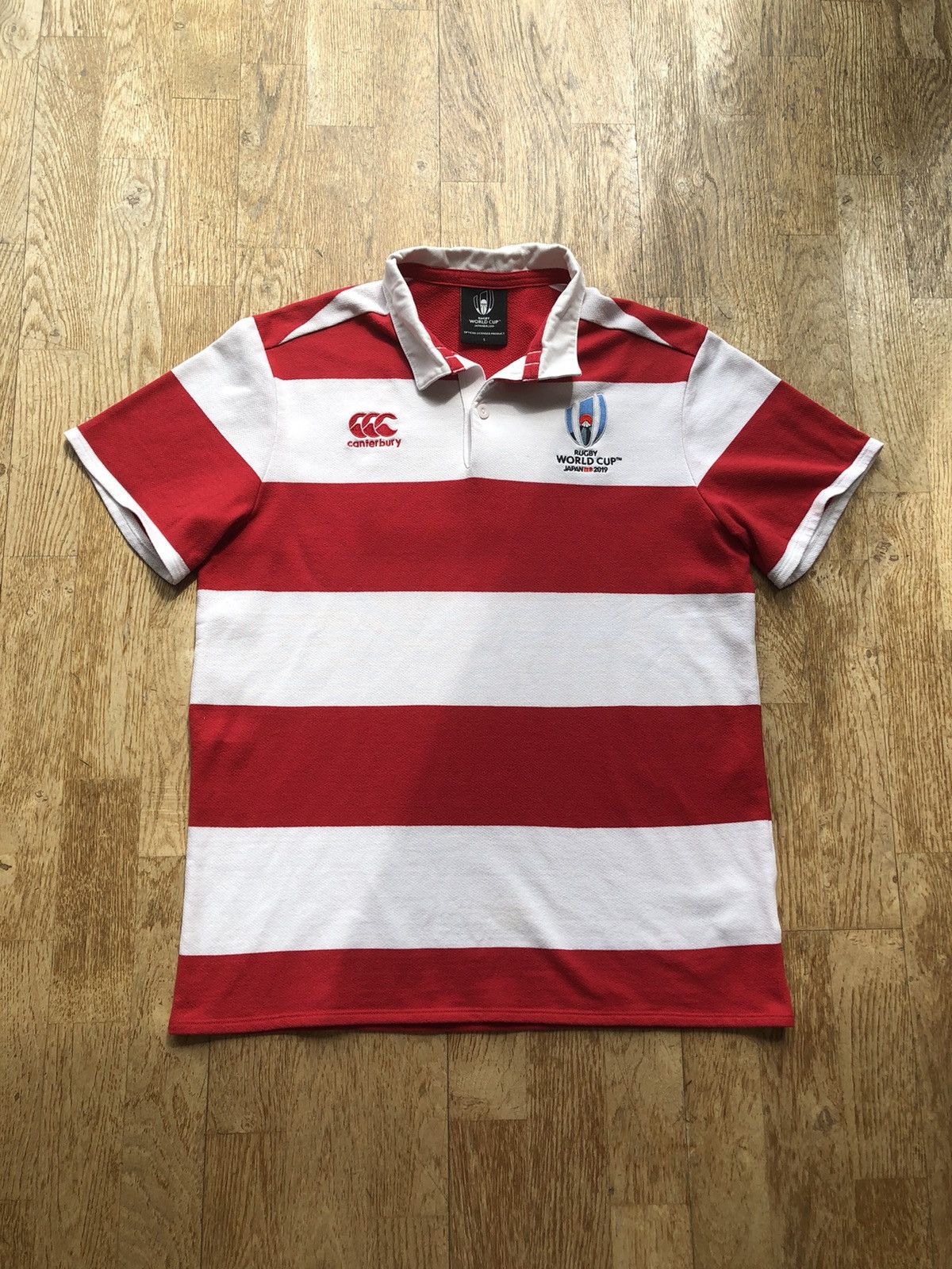 Vintage RARE 2019 RUGBY JAPAN WORLD CUP POLO SHIRT Size US S / EU 44-46 / 1 - 1 Thumbnail