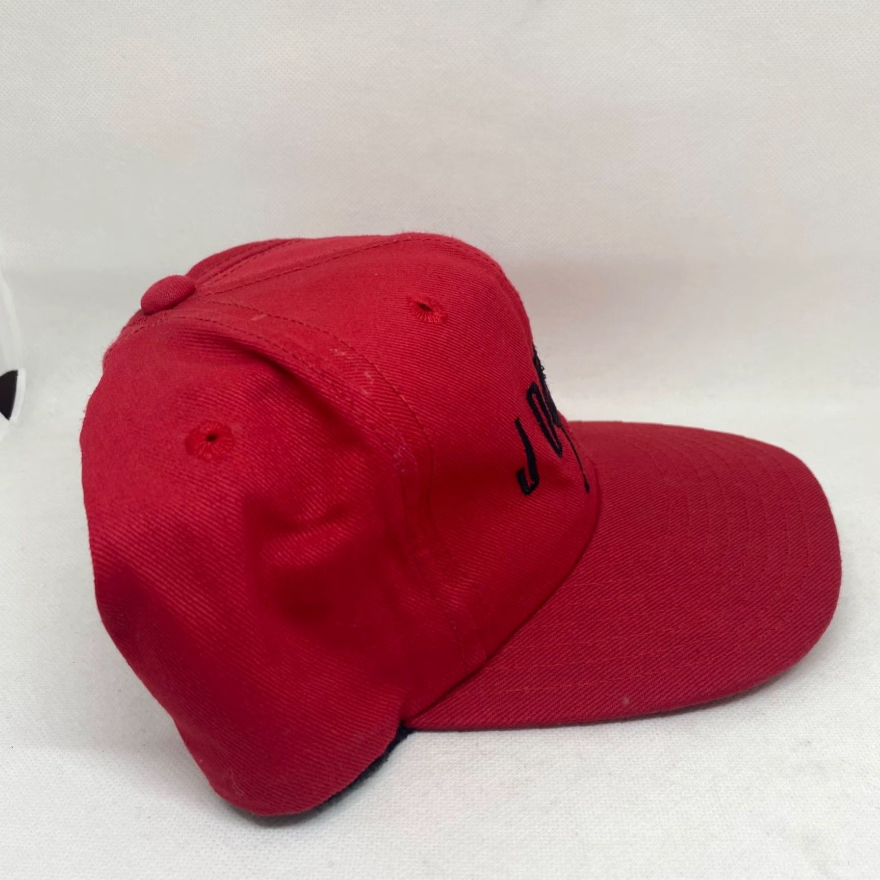 Nike VINTAGE Nike Michael Jordan Air 23 Red Snapback Hat Jumpman OG Logo Bulls 90s Size ONE SIZE - 5 Thumbnail