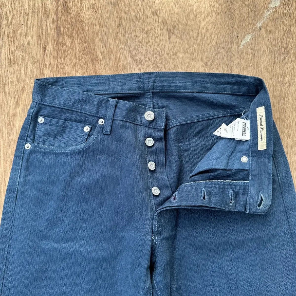 Japanese Brand VINTAGE JOURNAL STANDARD DESIGNER JEANS JAPAN PANTS W29 Size US 29 - 7 Thumbnail