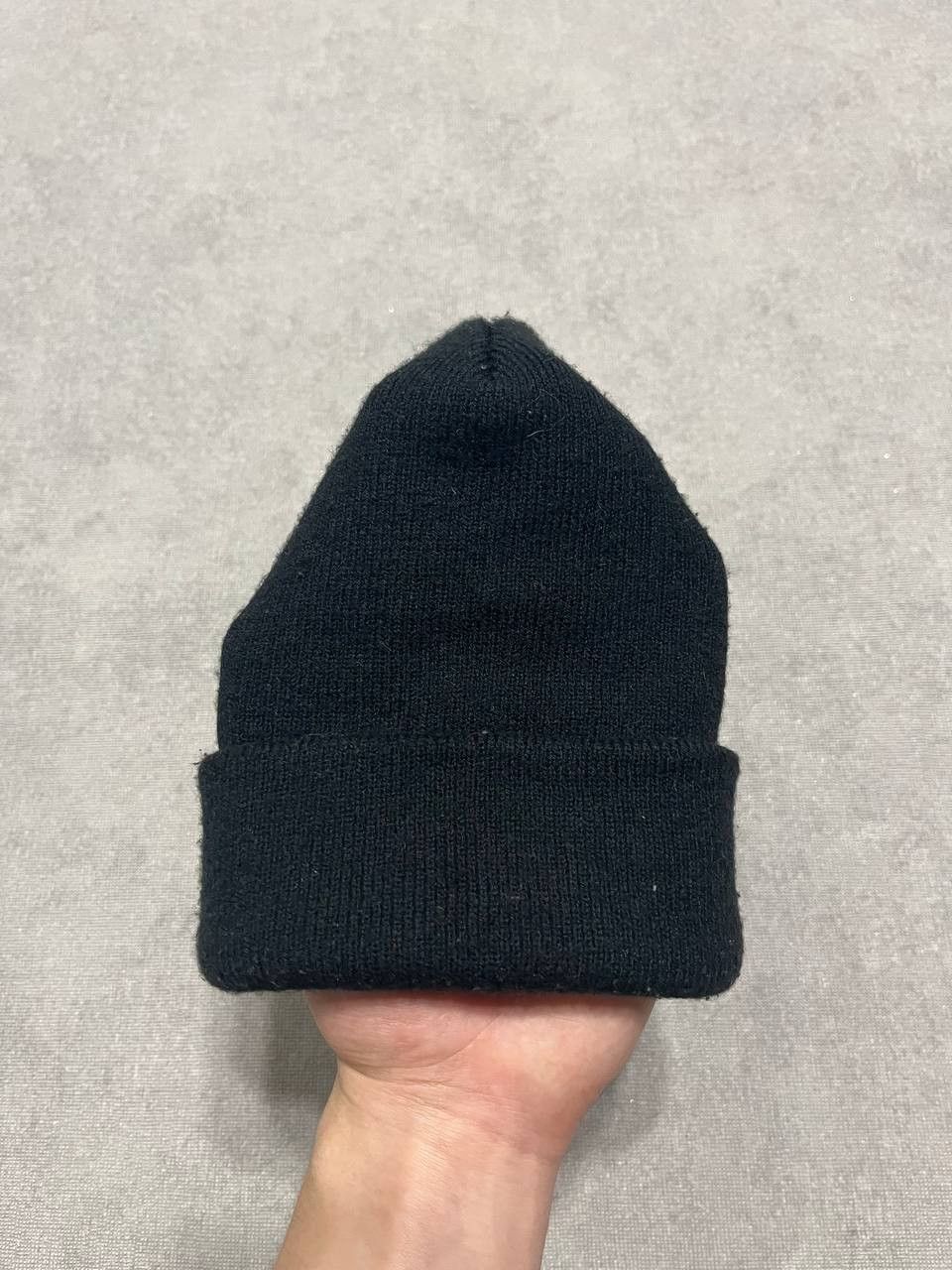 Carhartt Carhartt Vintage Men`s Black Hat Beanie Made In Usa Logo Size ONE SIZE - 3 Thumbnail